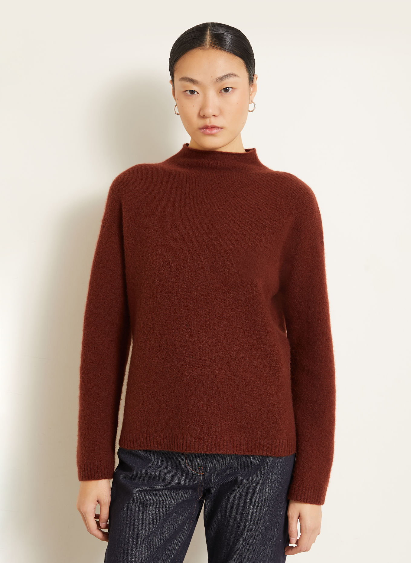 Max Mara Pullover ZODIACO mit Cashmere: BRAUN