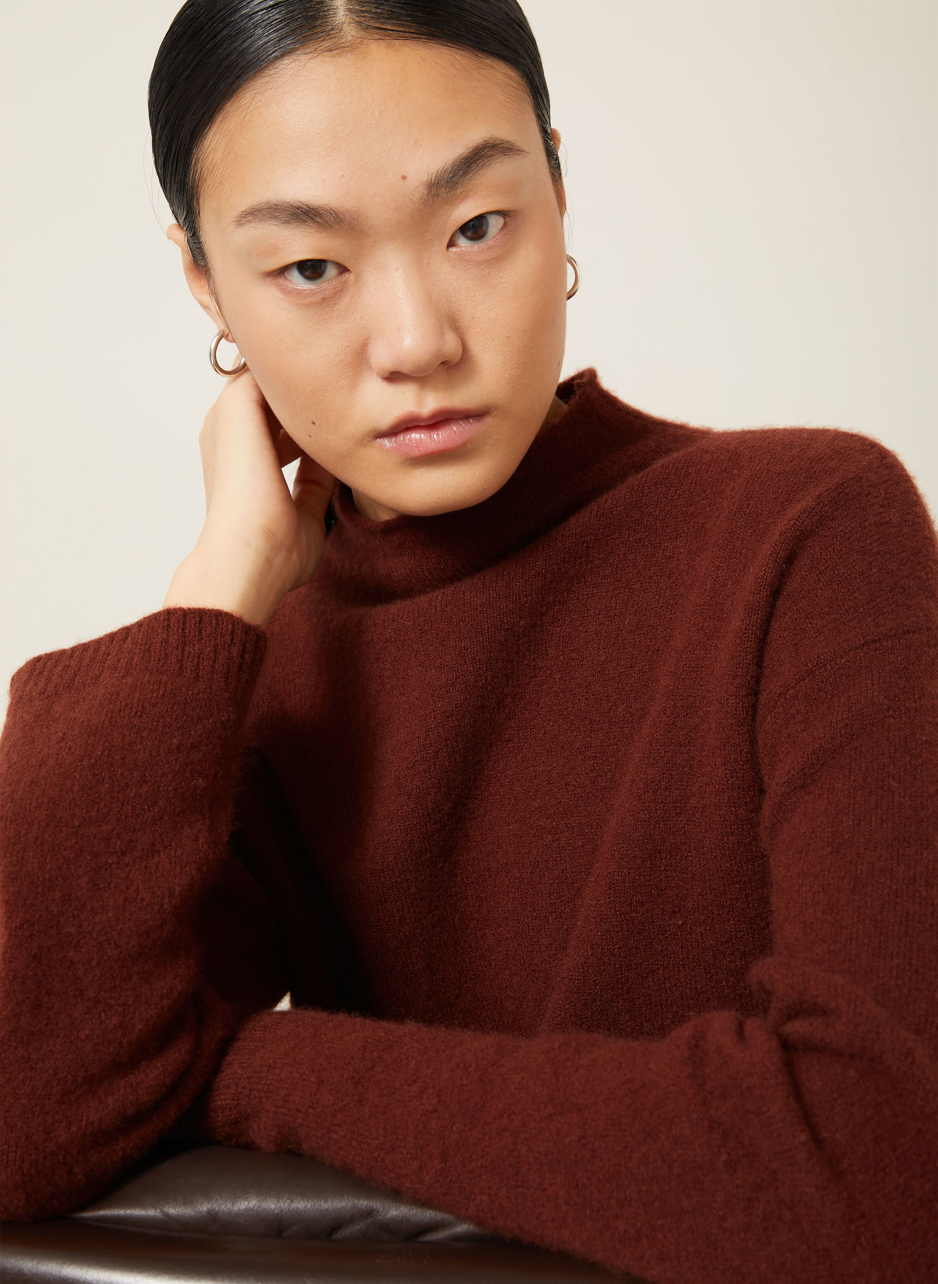 Max Mara Pullover ZODIACO mit Cashmere: BRAUN