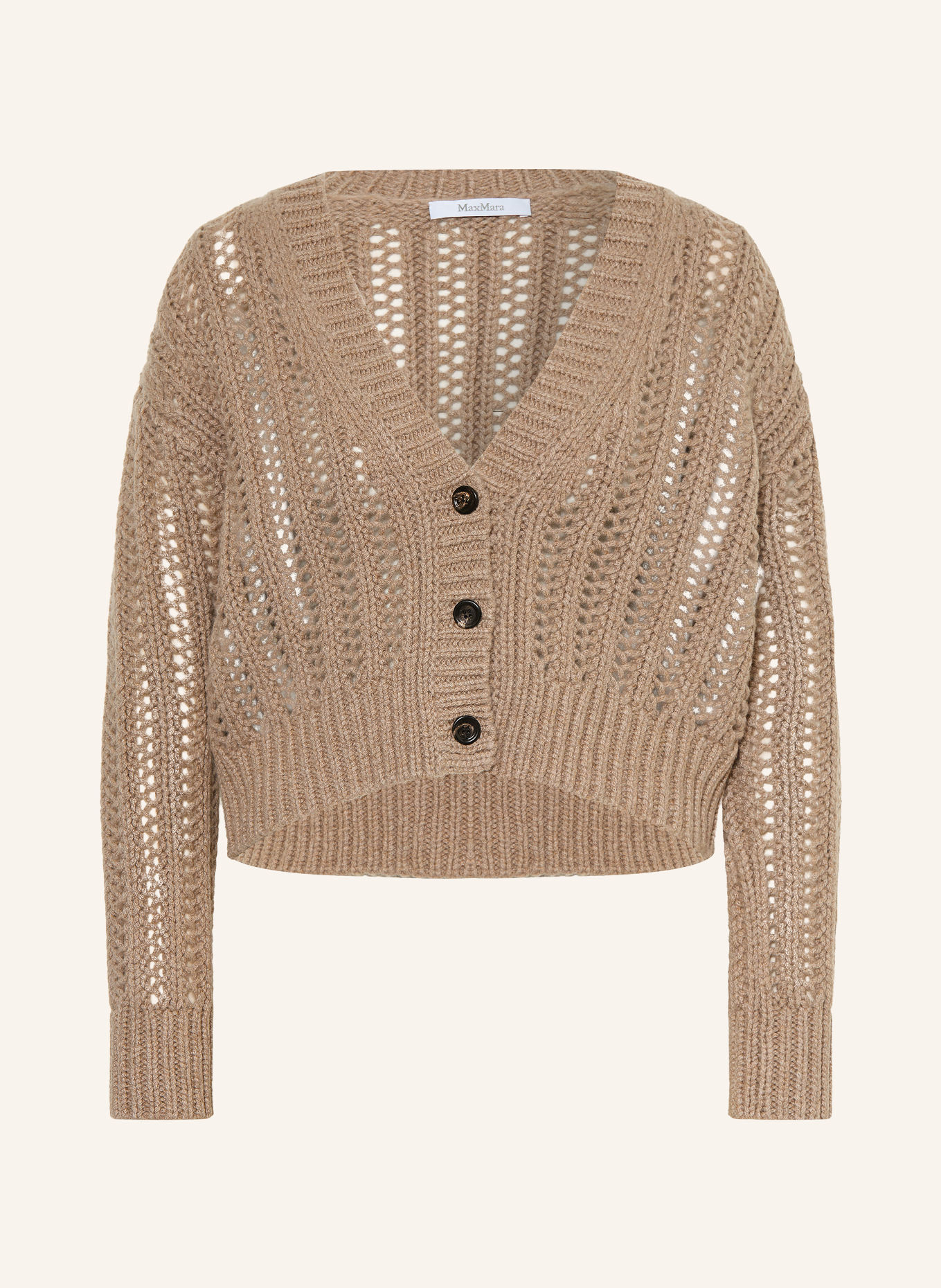 Max Mara Strickjacke ZAINO aus Cashmere: CAMEL
