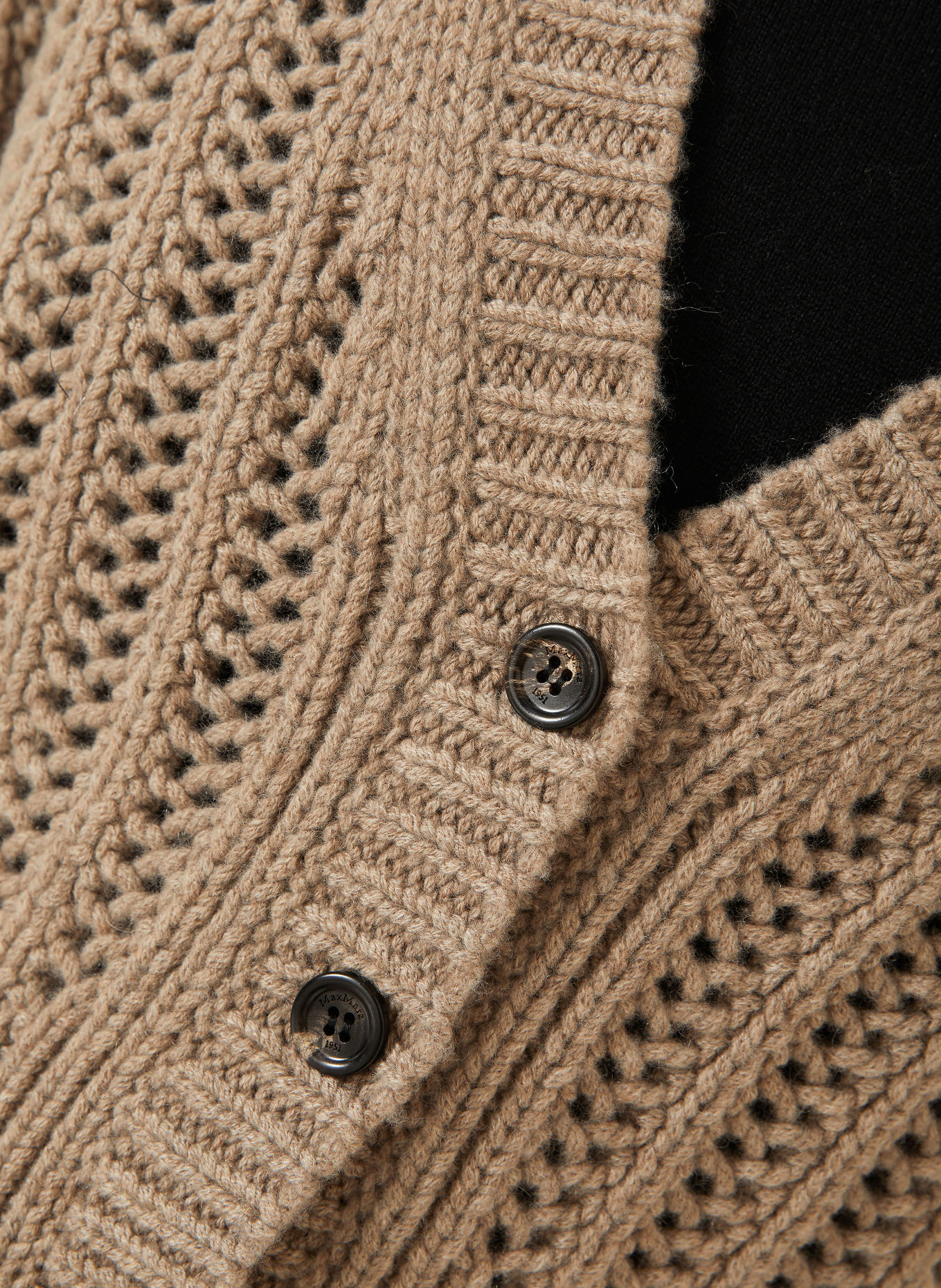 Max Mara Strickjacke ZAINO aus Cashmere: CAMEL