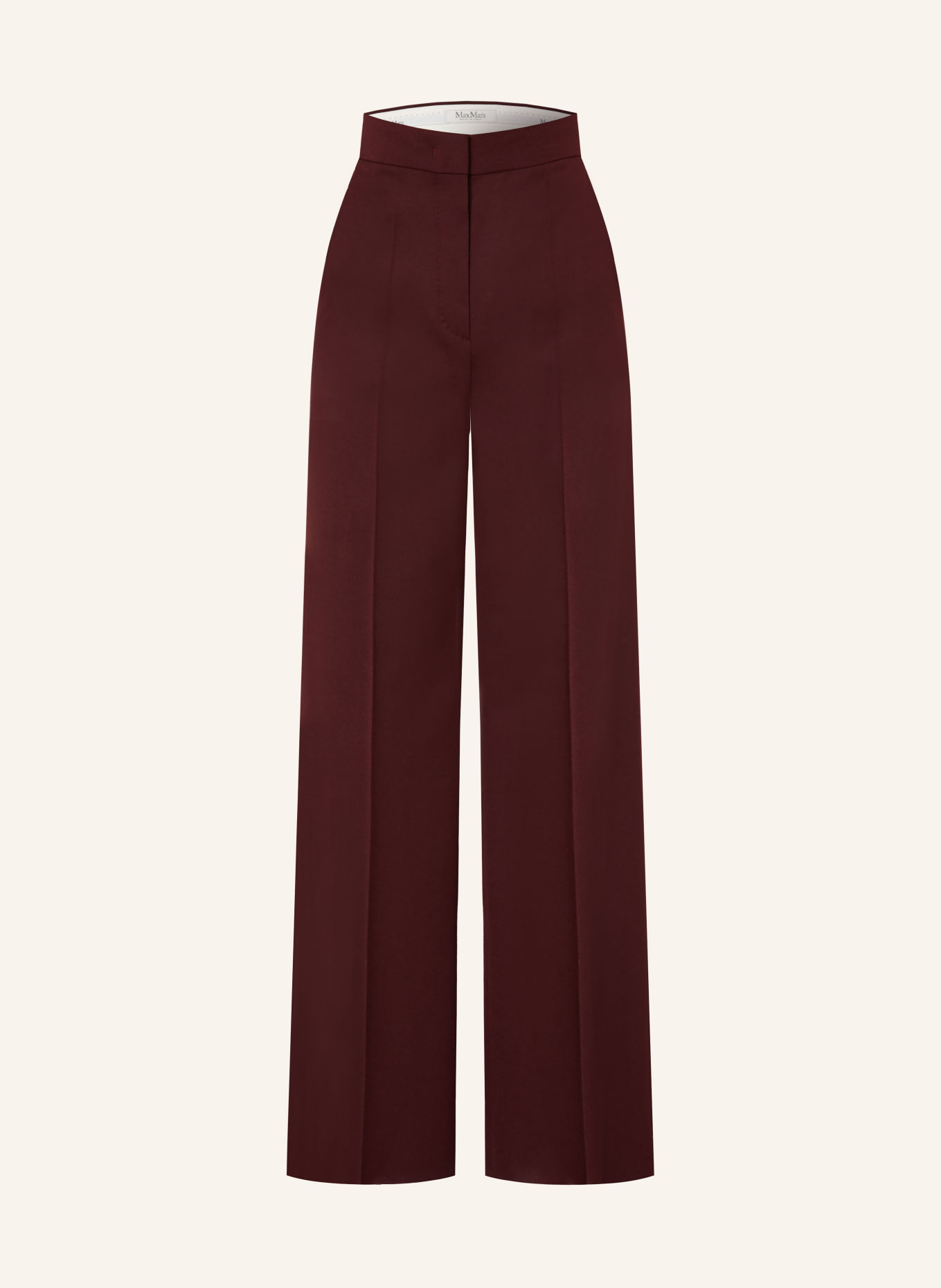 Max Mara Pantalon palazzo EXTRA: ROUGE FONCÉ