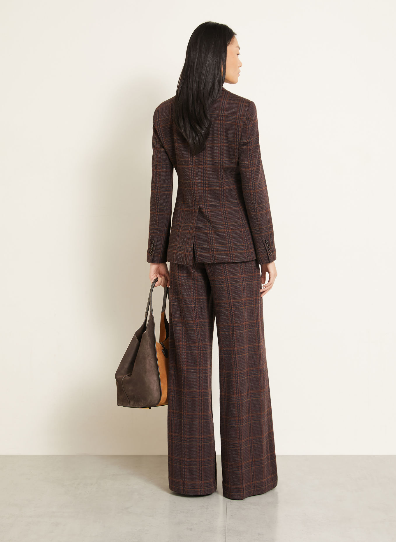 Max Mara ABATE Jersey Blazer: DARK RED / BROWN