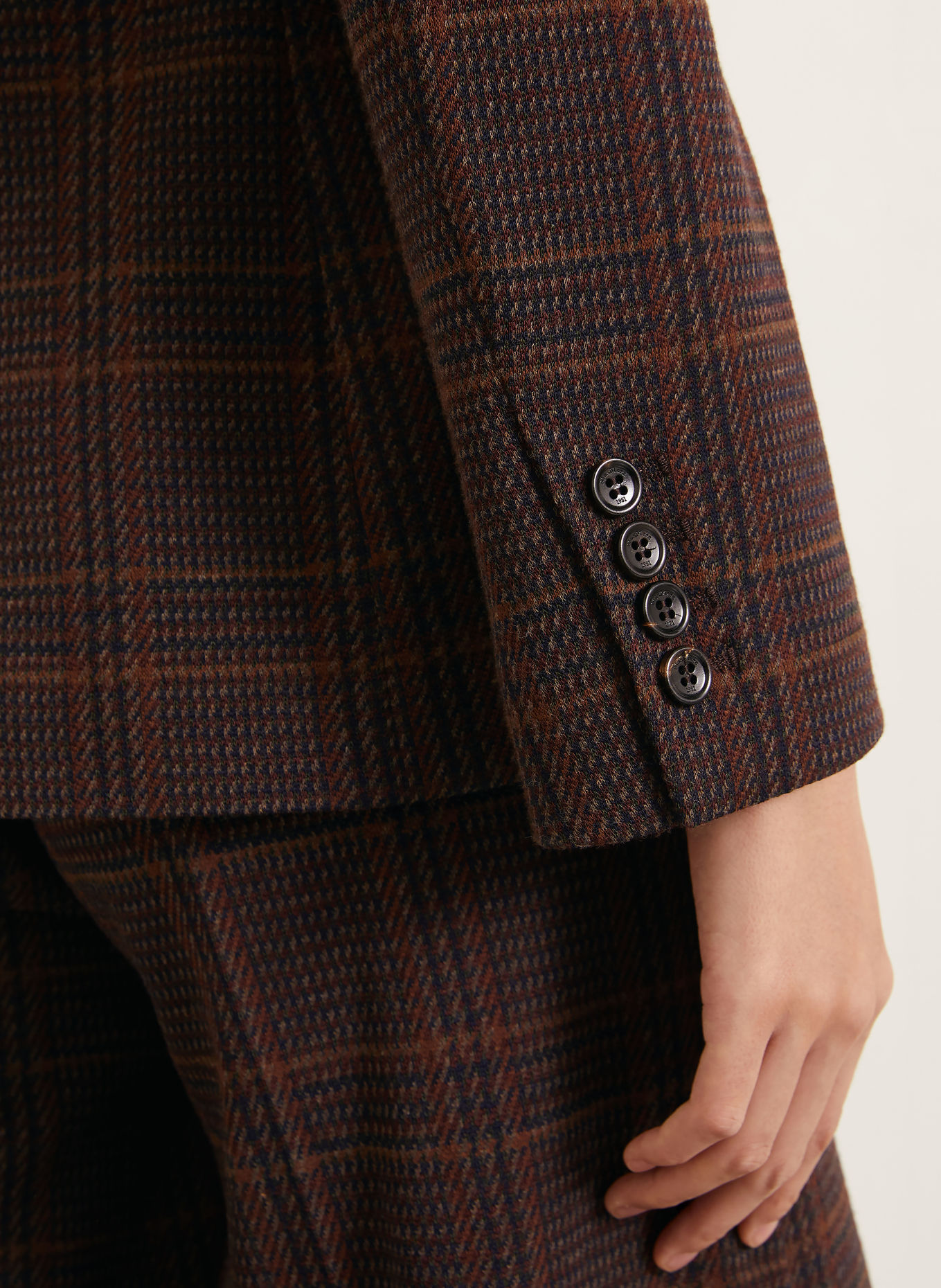 Max Mara ABATE Jersey Blazer: DARK RED / BROWN