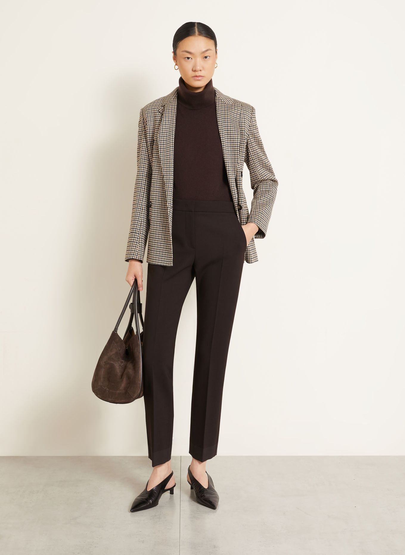 Max Mara Pantalon ACINO: MARRON FONCÉ