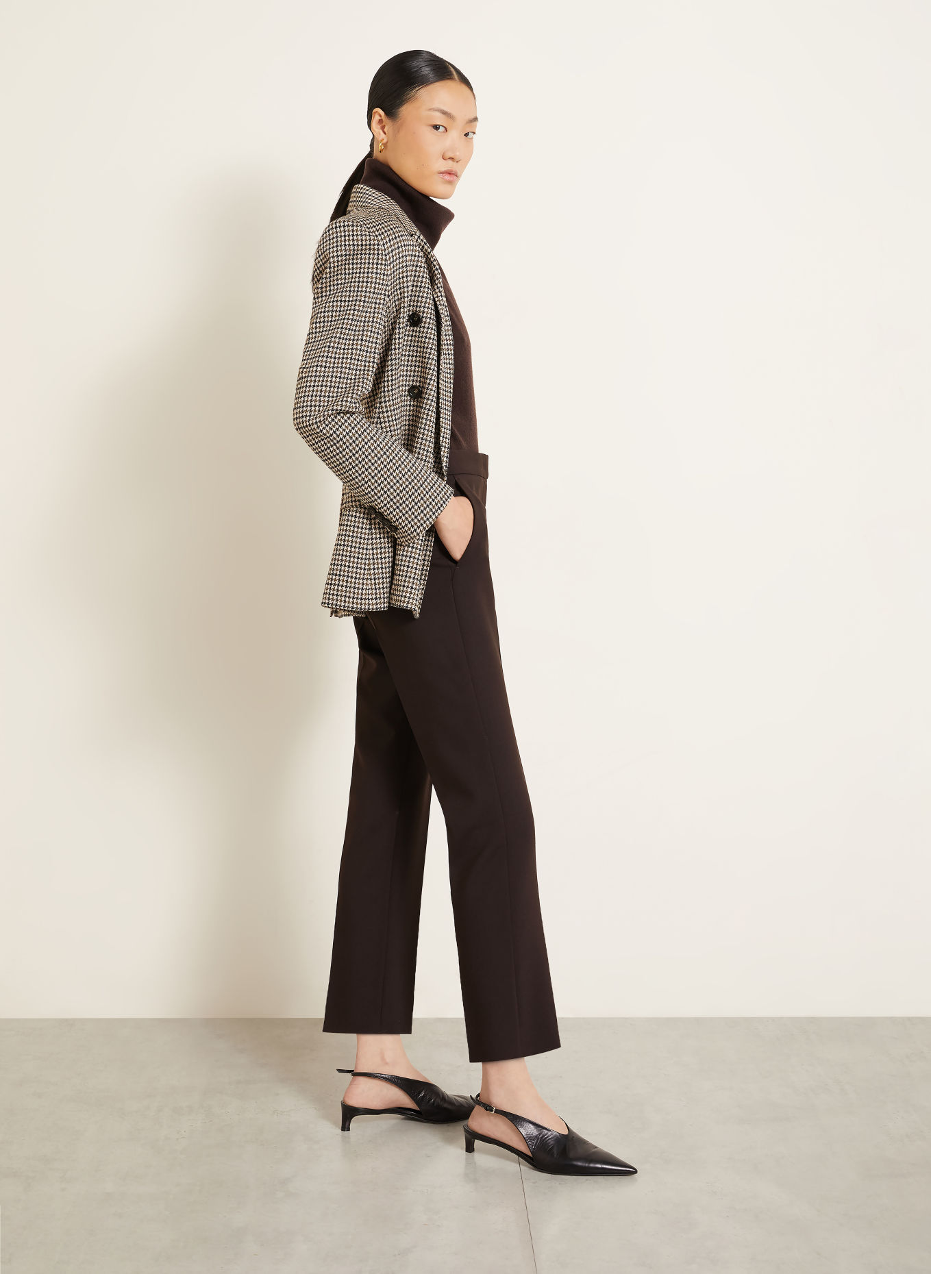 Max Mara Pantalon ACINO: MARRON FONCÉ