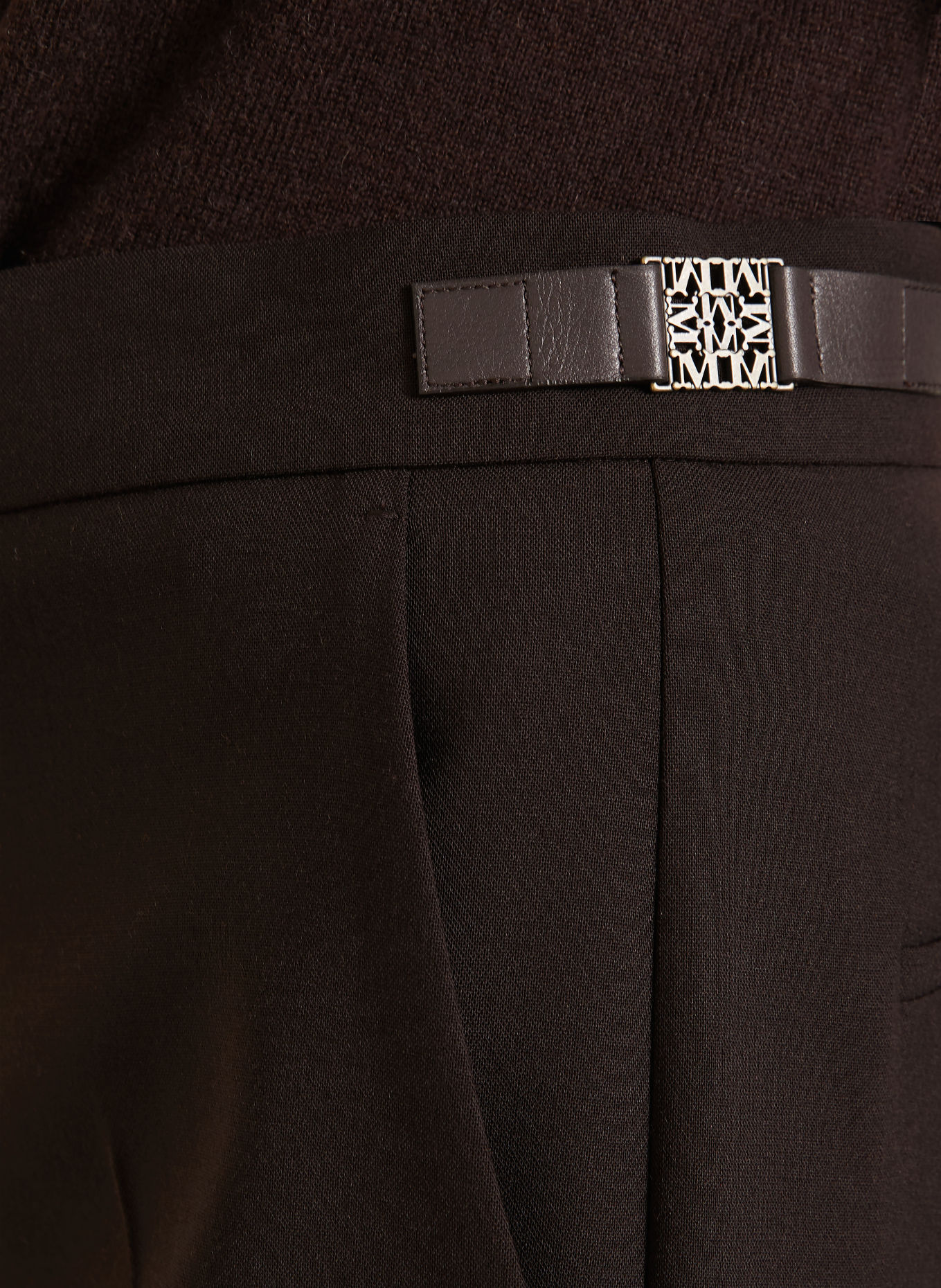 Max Mara Pantalon ACINO: MARRON FONCÉ
