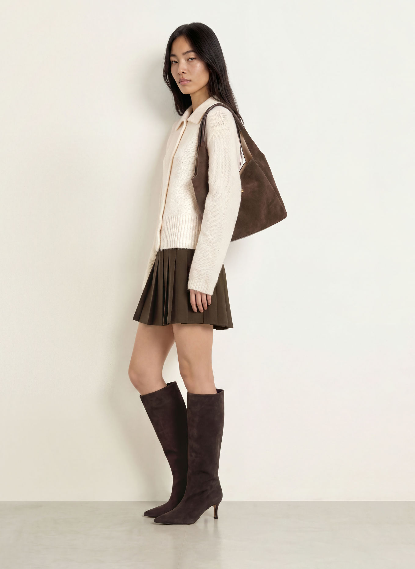 NEO NOIR Strickjacke RAMERA: CREME
