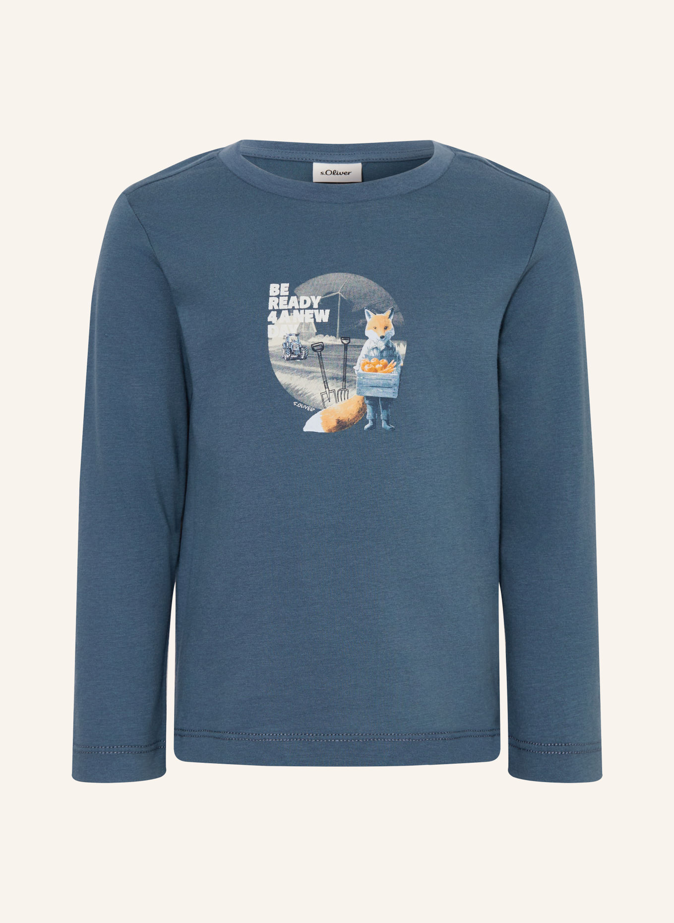 s.Oliver RED Long-sleeve shirt: BLUE / WHITE