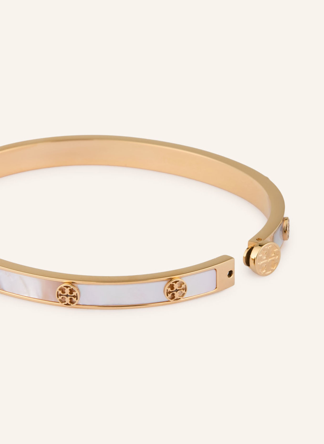 TORY BURCH Armreif ICON: GOLD / WEISS