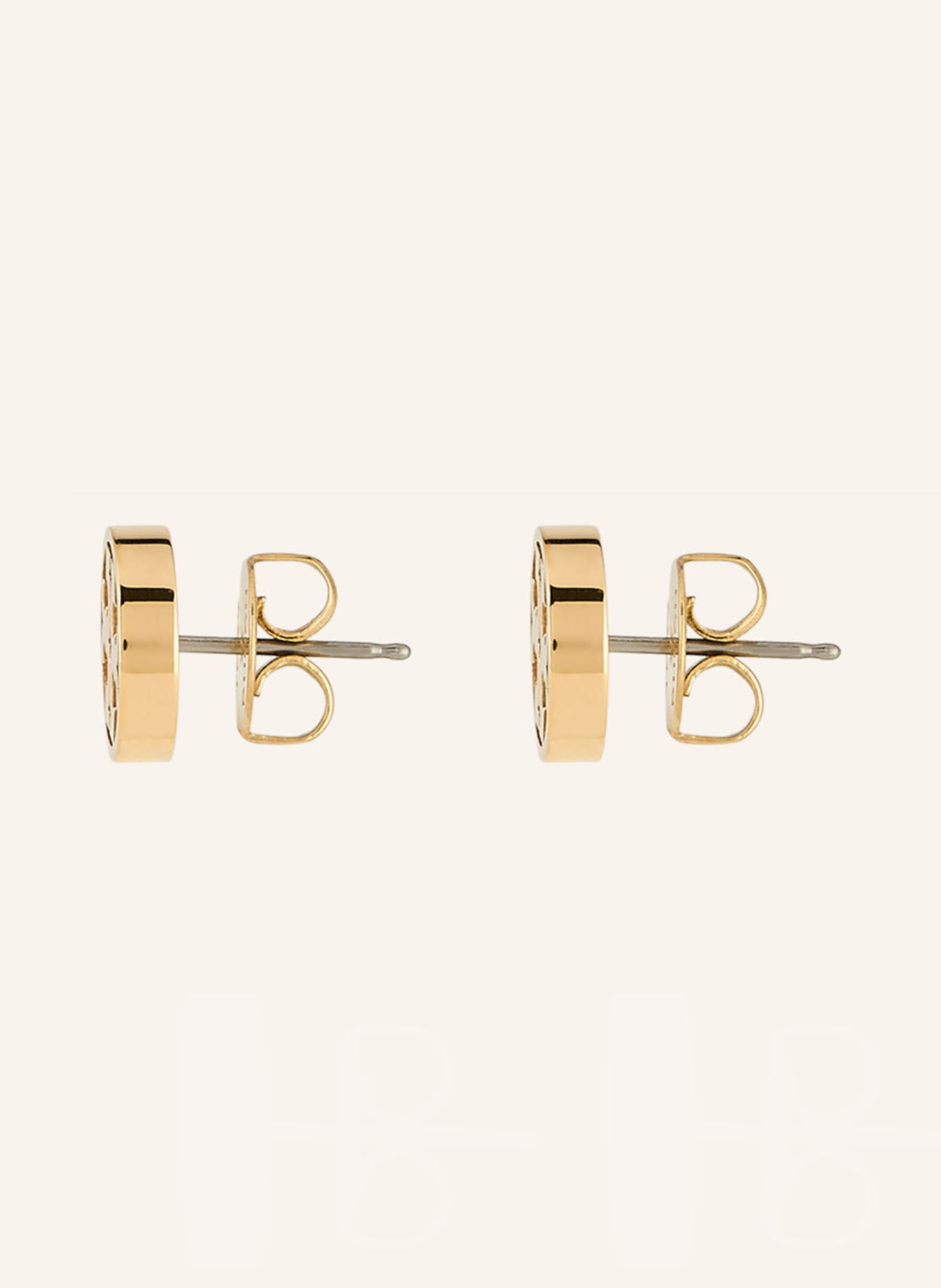 TORY BURCH Oorstekers ICON: GOUD / CRÈME