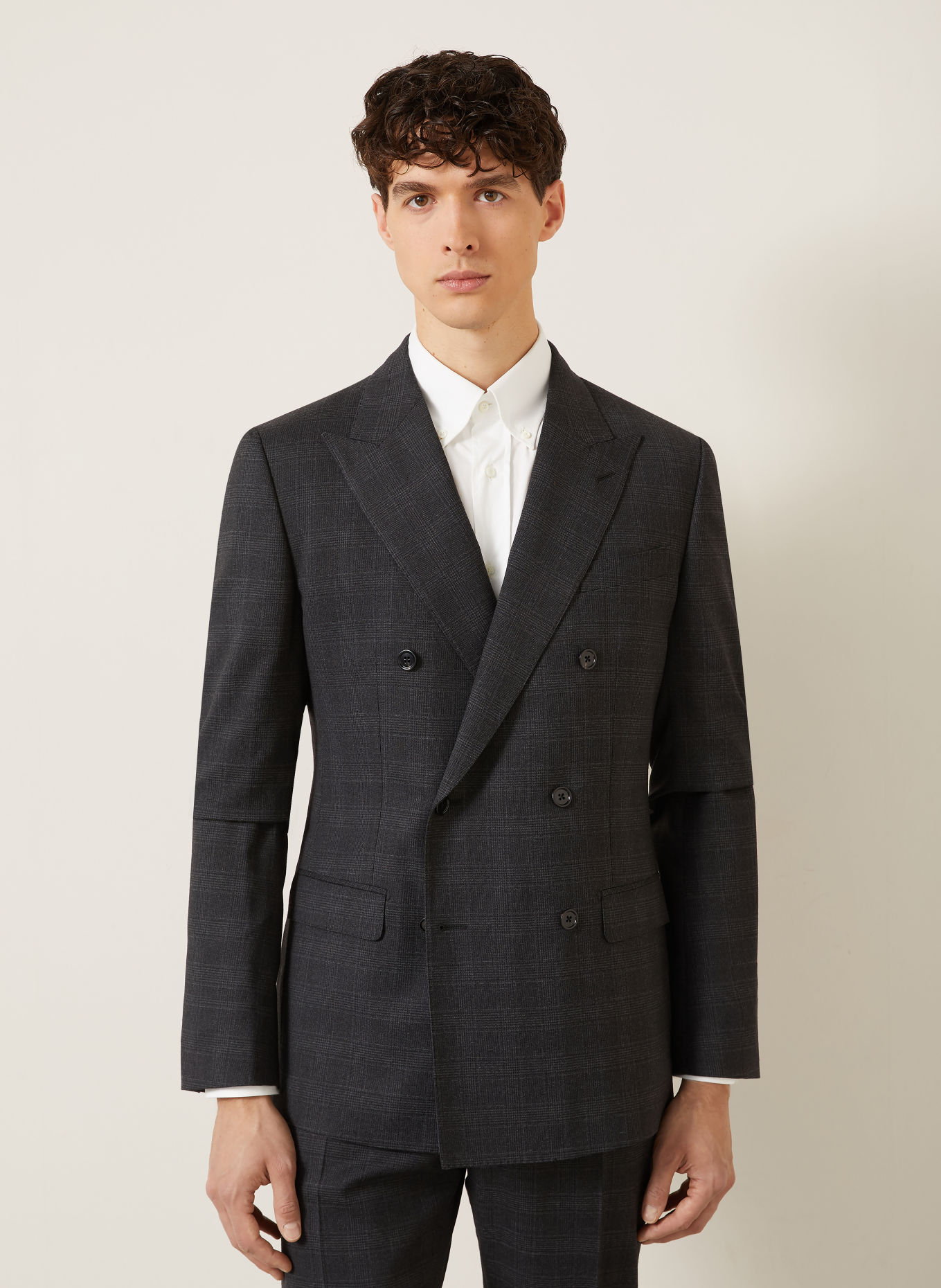 DOLCE & GABBANA Anzug Extra Slim Fit: DUNKELGRAU / HELLGRAU