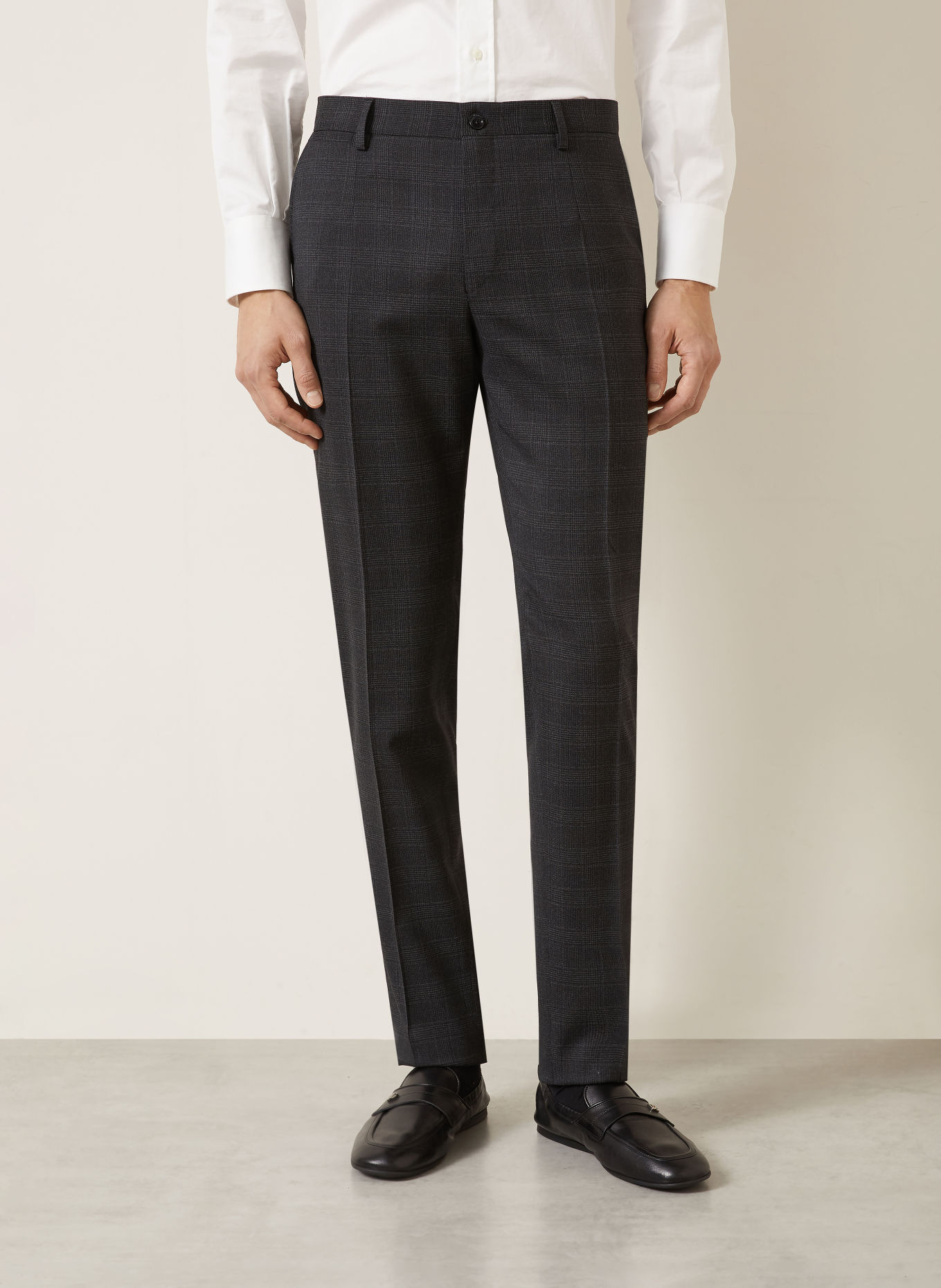 DOLCE & GABBANA Anzug Extra Slim Fit: DUNKELGRAU / HELLGRAU
