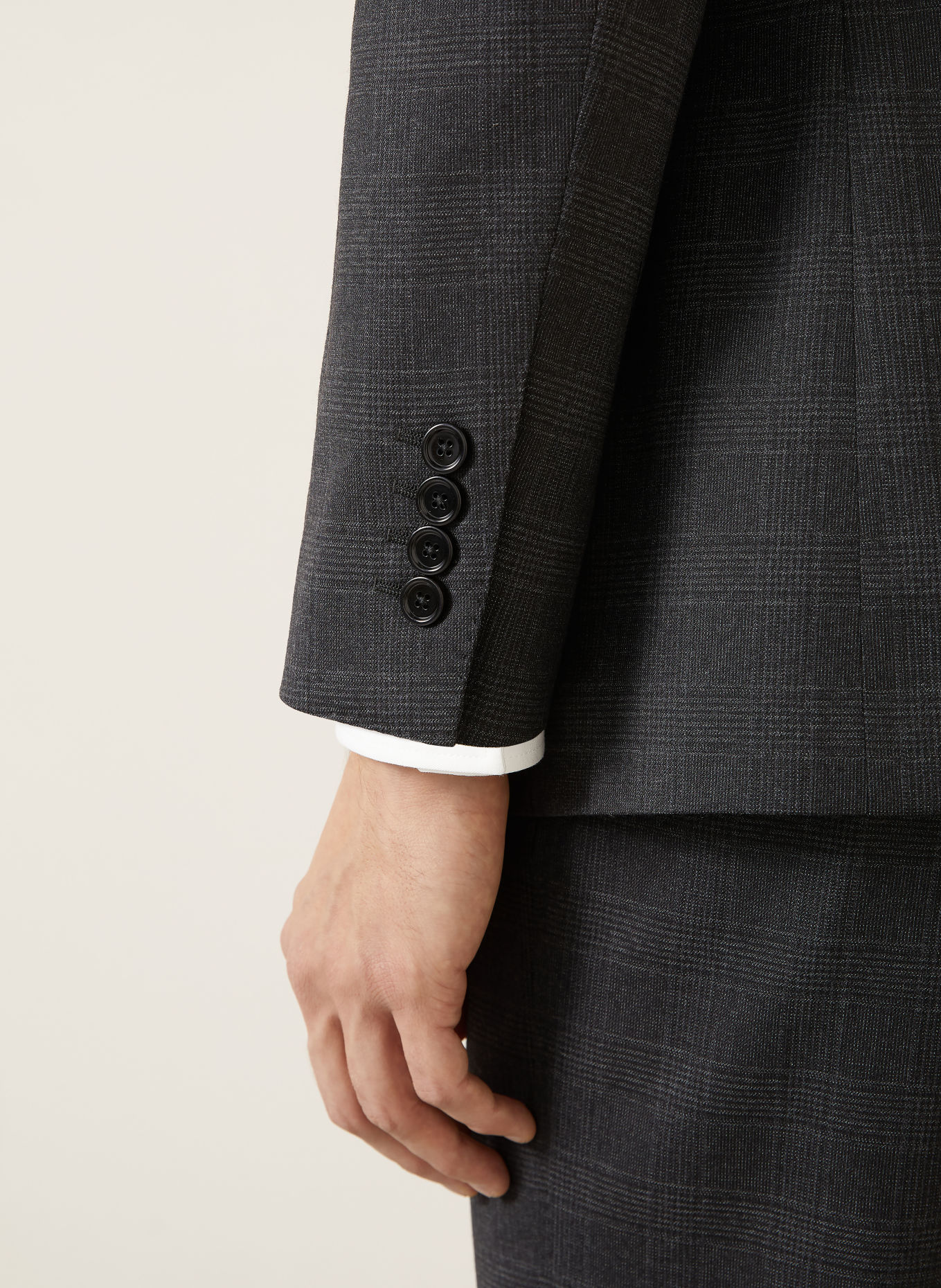 DOLCE & GABBANA Anzug Extra Slim Fit: DUNKELGRAU / HELLGRAU