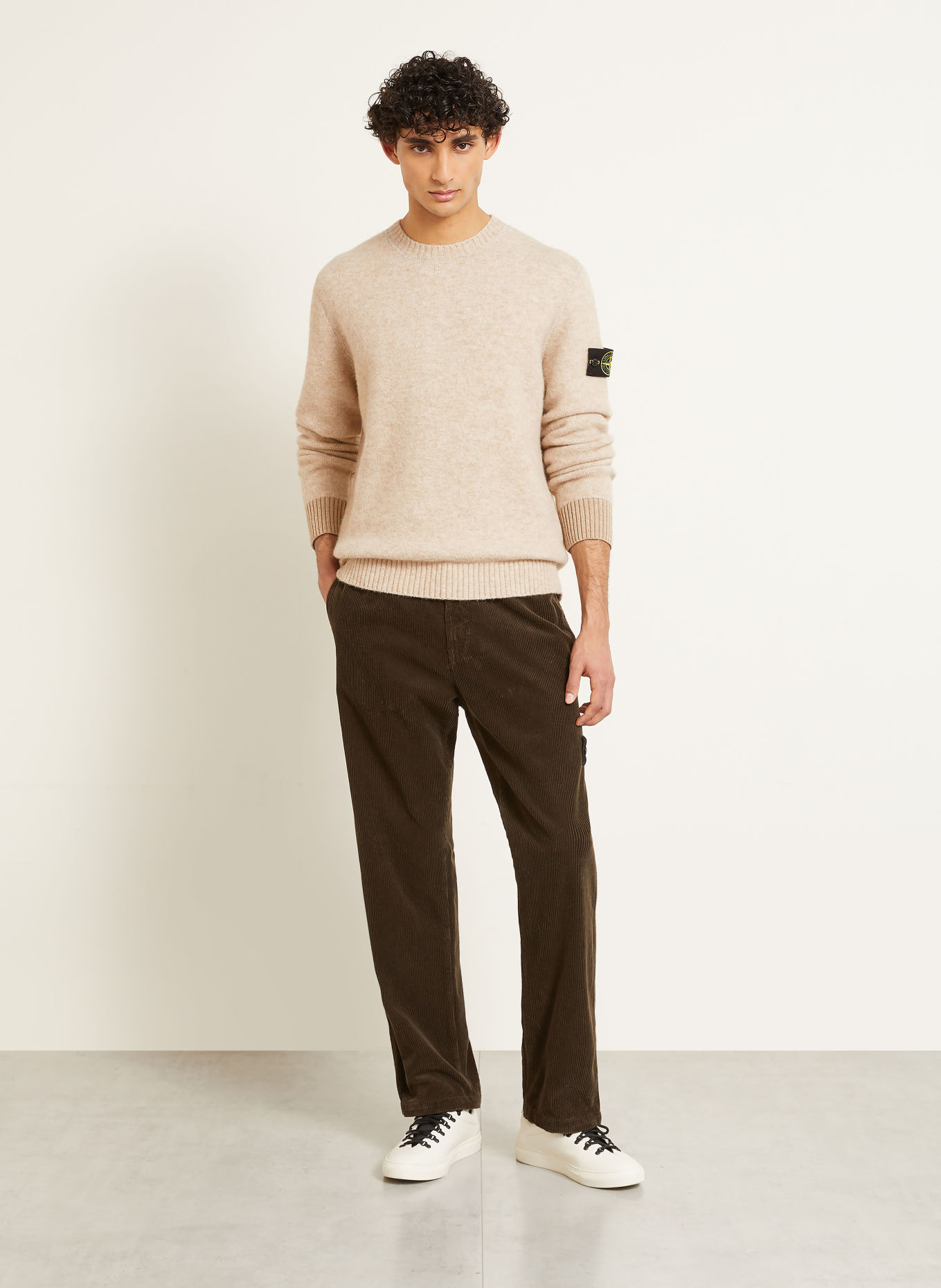 STONE ISLAND Pullover: BEIGE