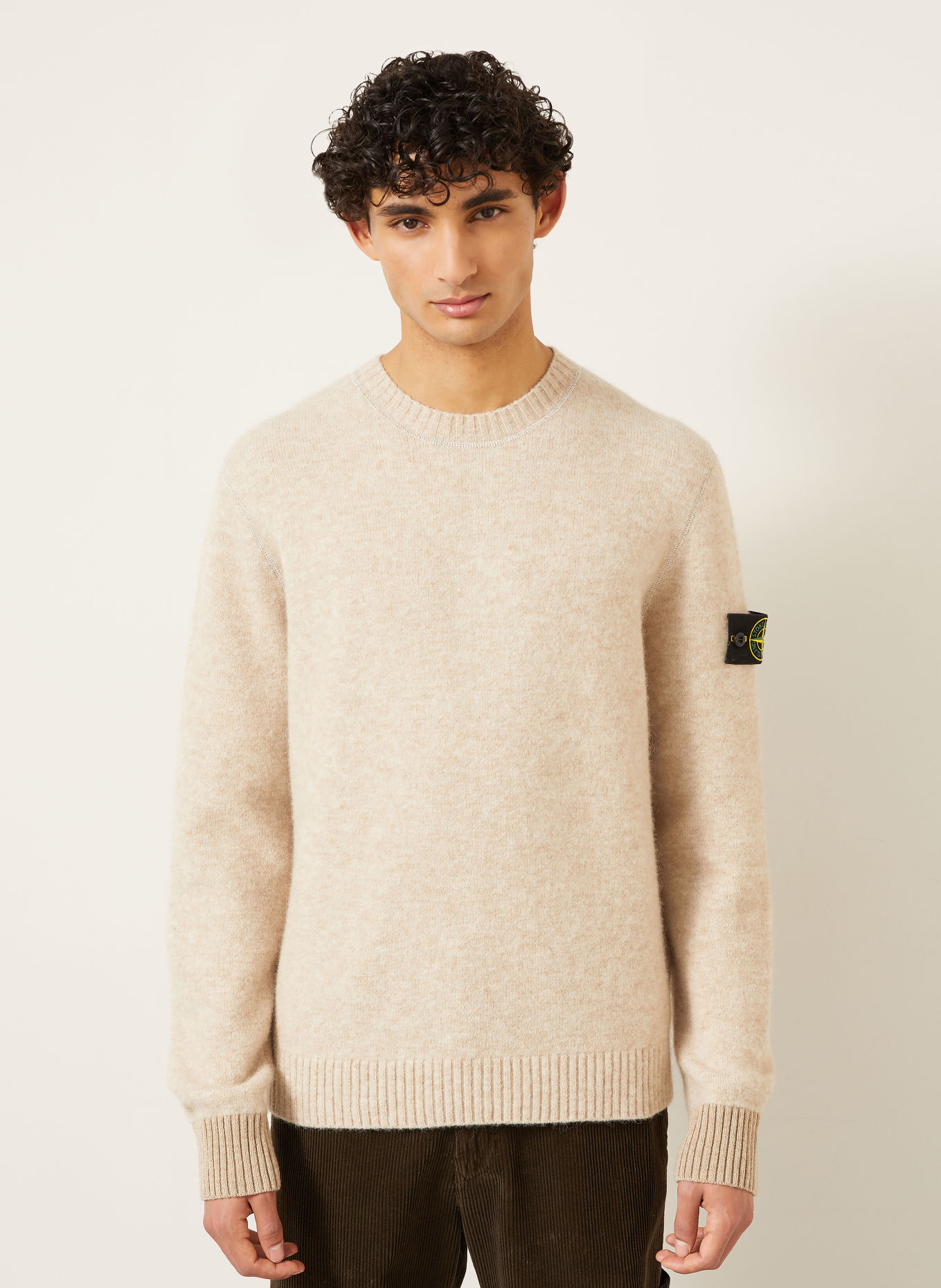 STONE ISLAND Pullover: BEIGE