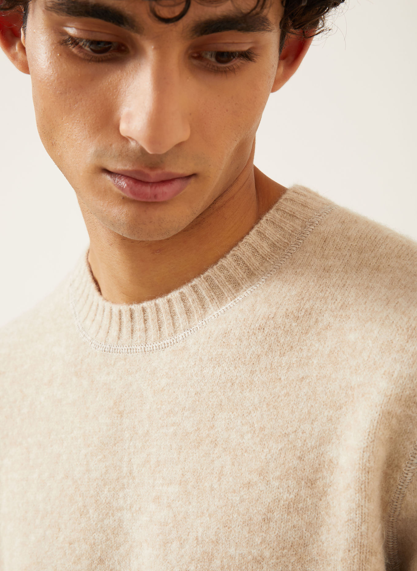 STONE ISLAND Pullover: BEIGE