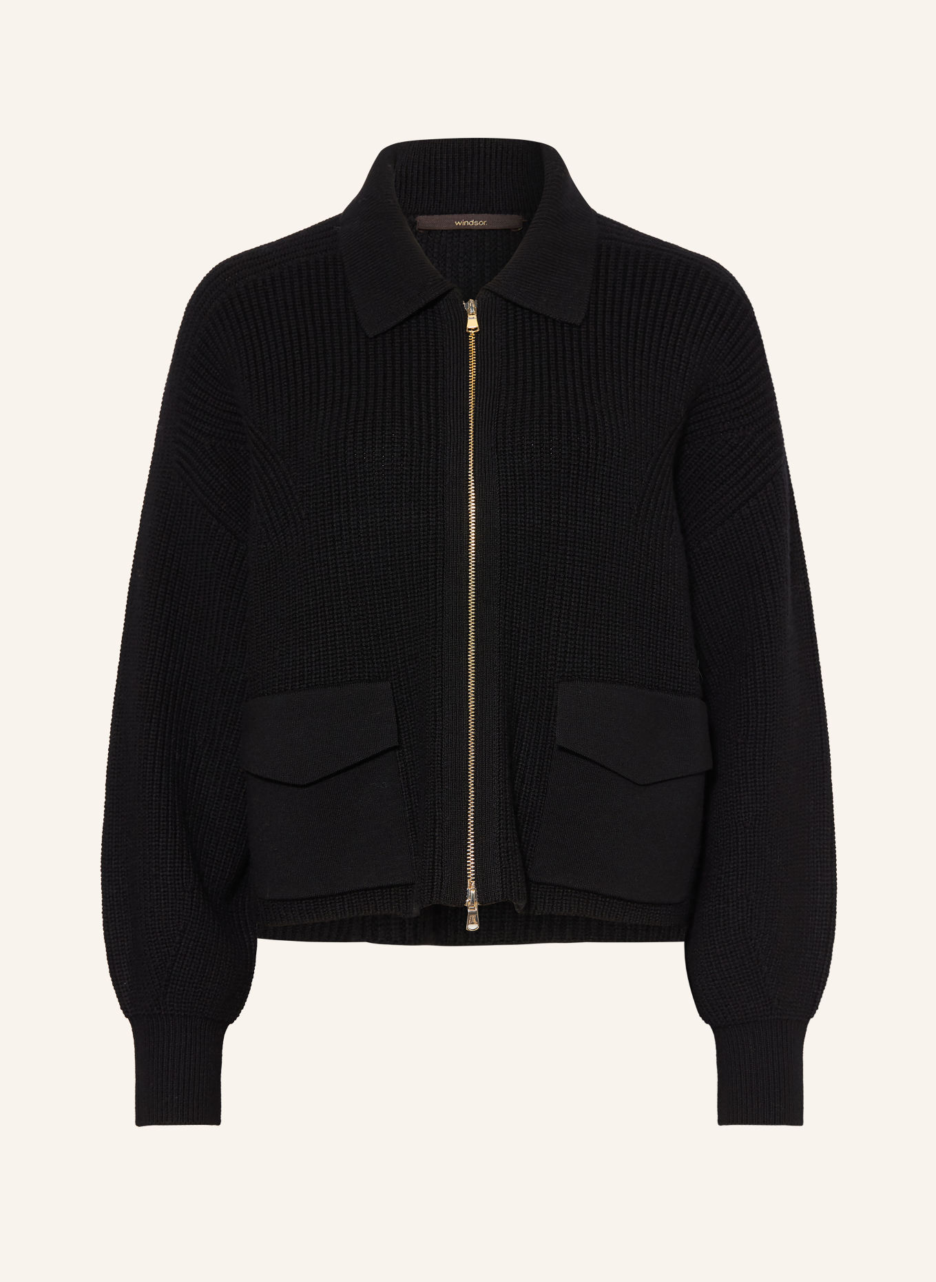 windsor. Vest: ZWART