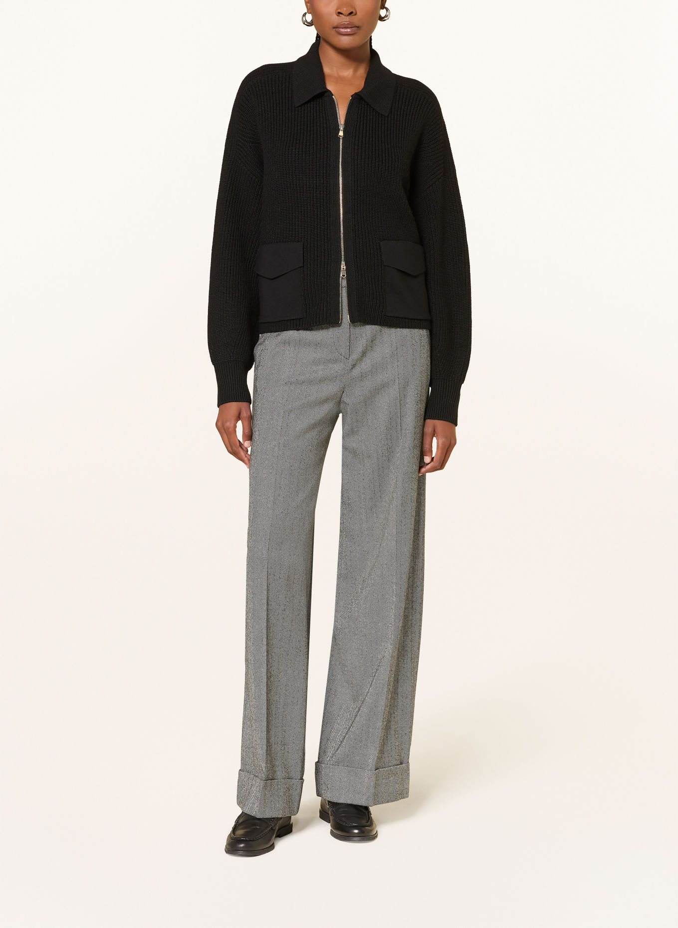 windsor. Vest: ZWART