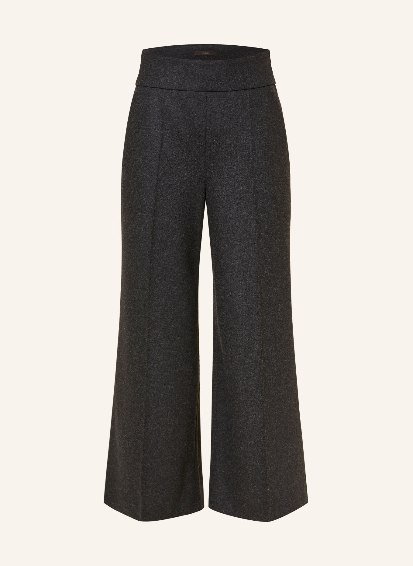 windsor. Flanell-Culotte: DUNKELGRAU