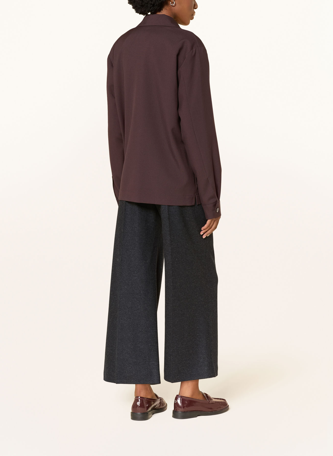 windsor. Flanell-Culotte: DUNKELGRAU