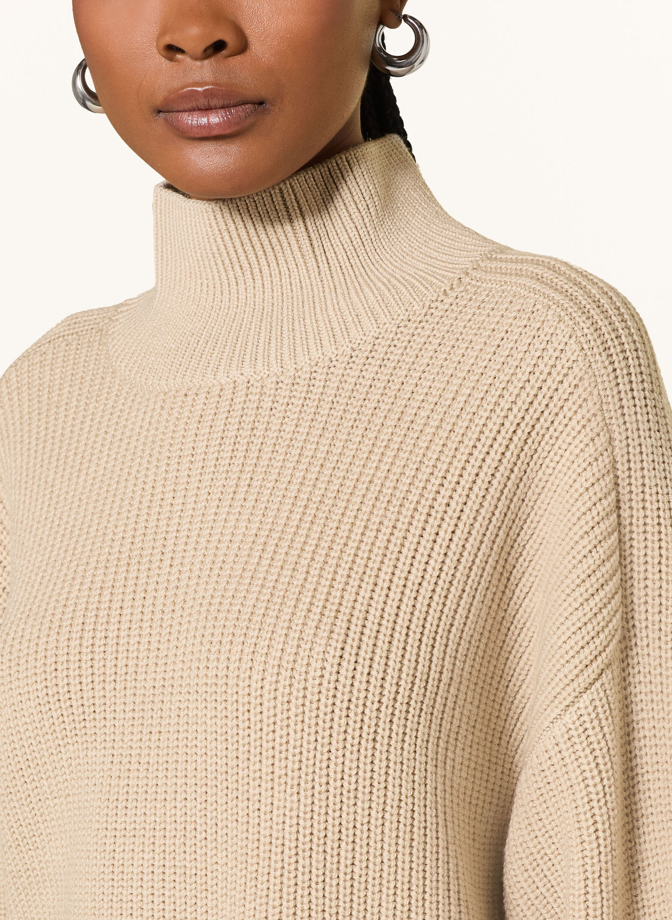 windsor. Merino Wool Sweaters: BEIGE