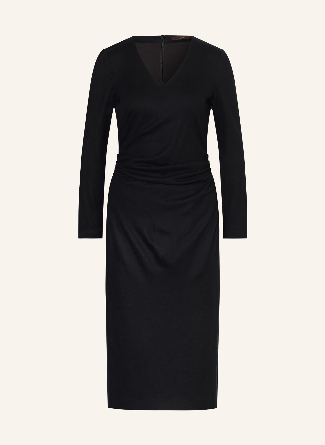 windsor. Jersey dress: BLACK