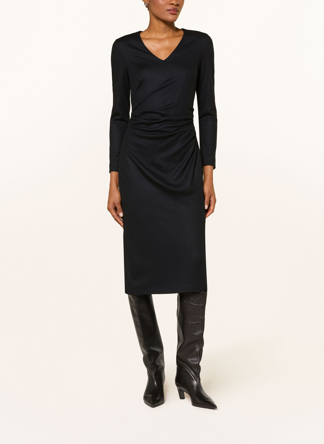 windsor. Jersey dress: BLACK