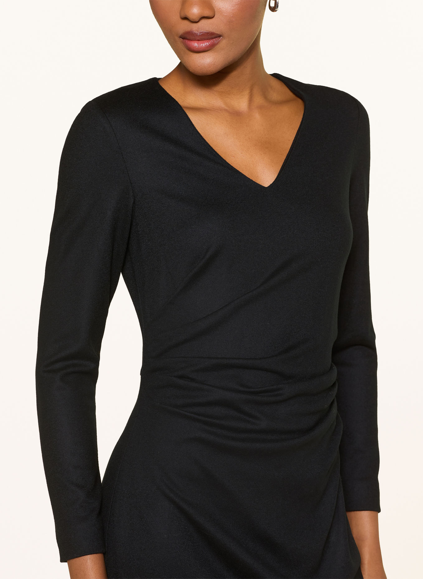 windsor. Jersey dress: BLACK