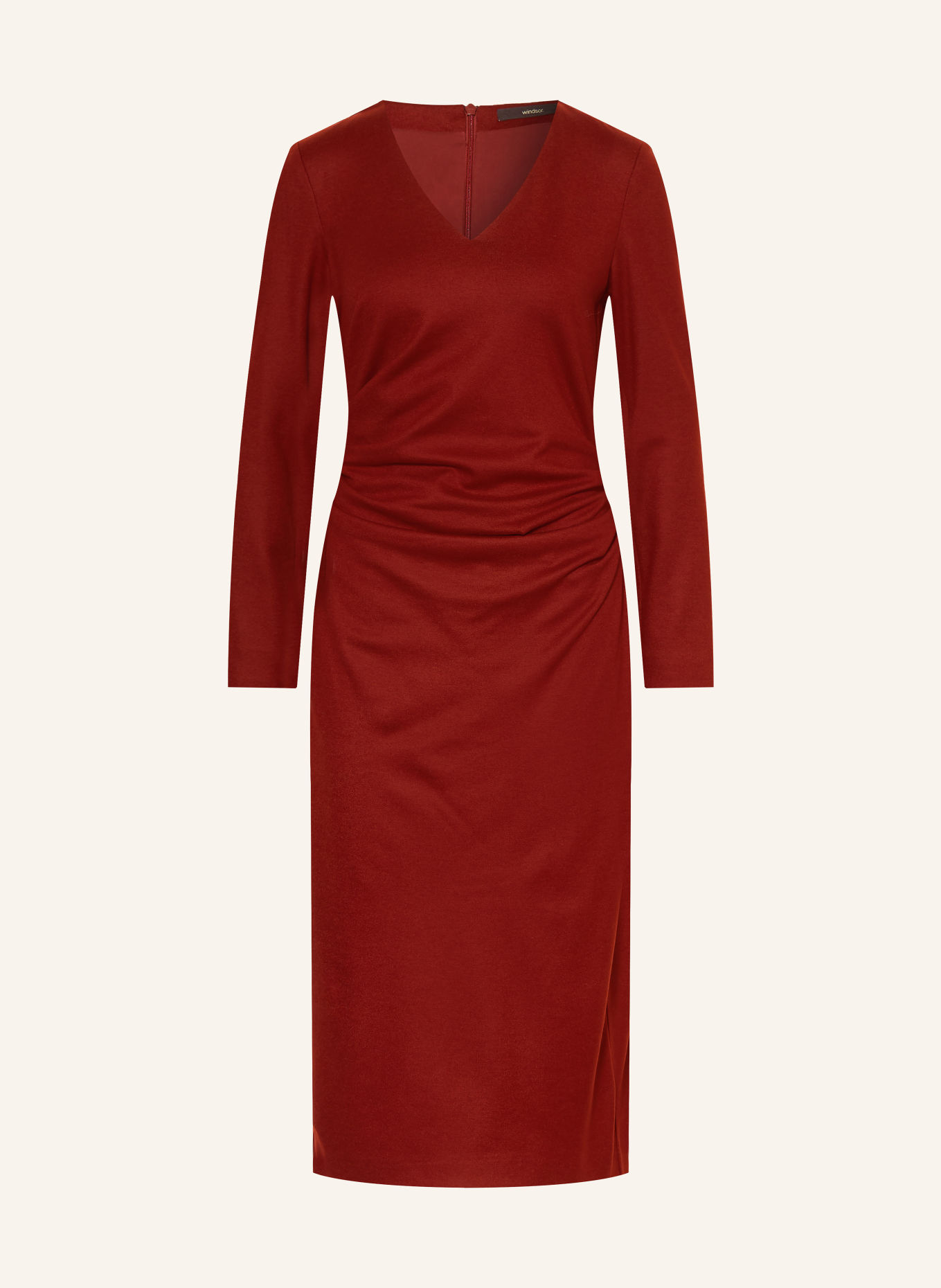 windsor. Jerseykleid: DUNKELROT