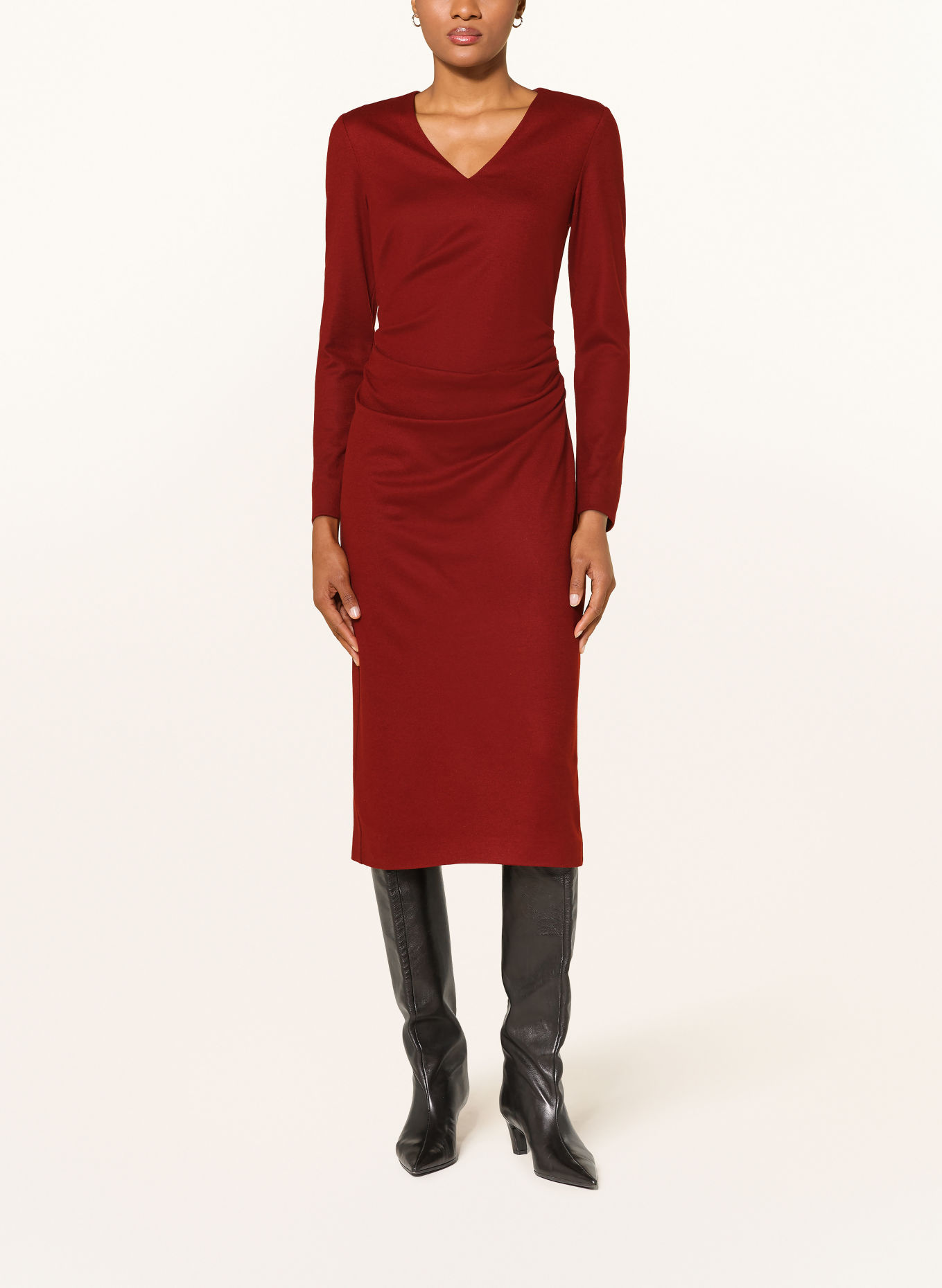 windsor. Jerseykleid: DUNKELROT