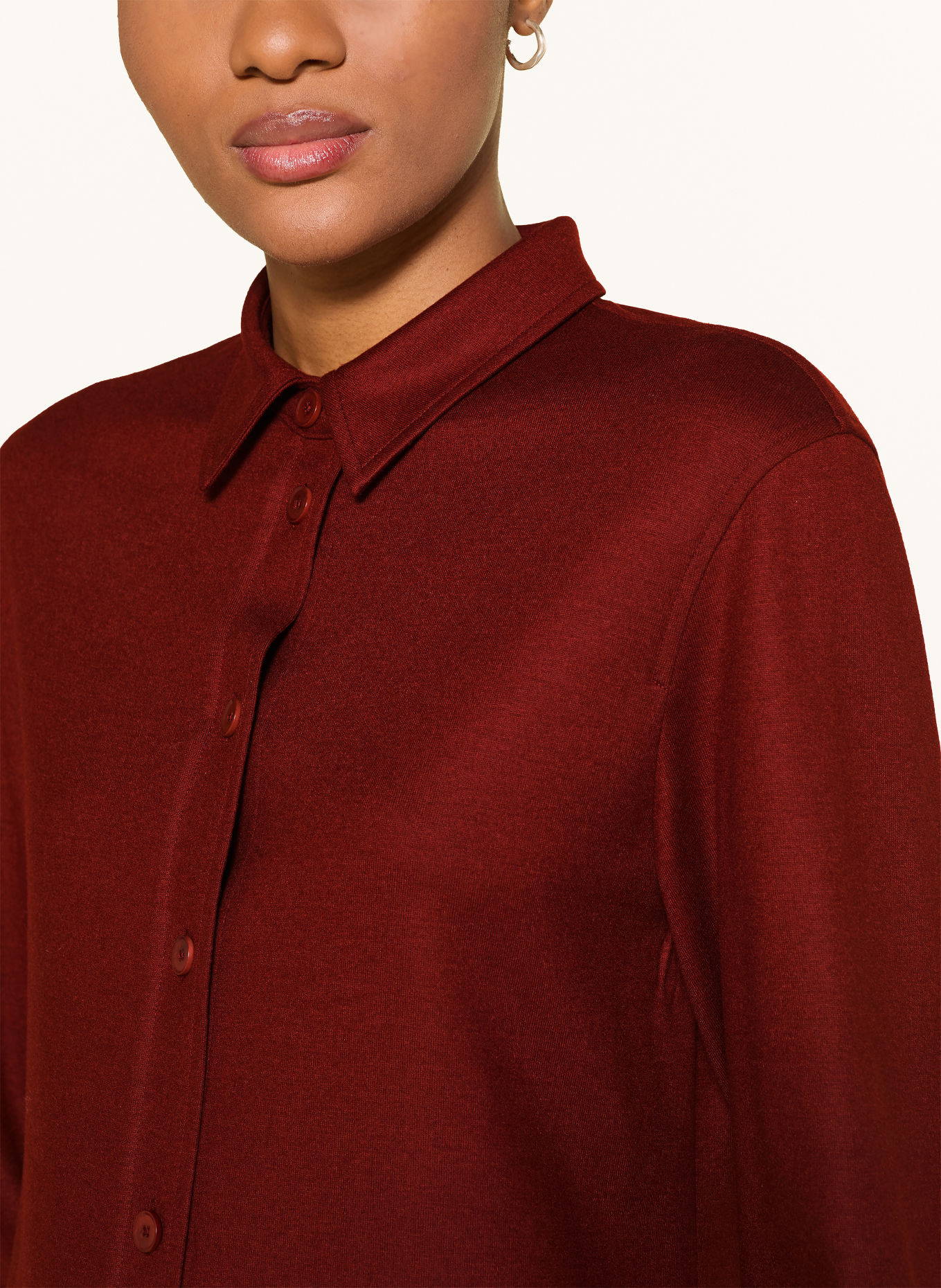 windsor. Chemisier en jersey: ROUGE FONCÉ