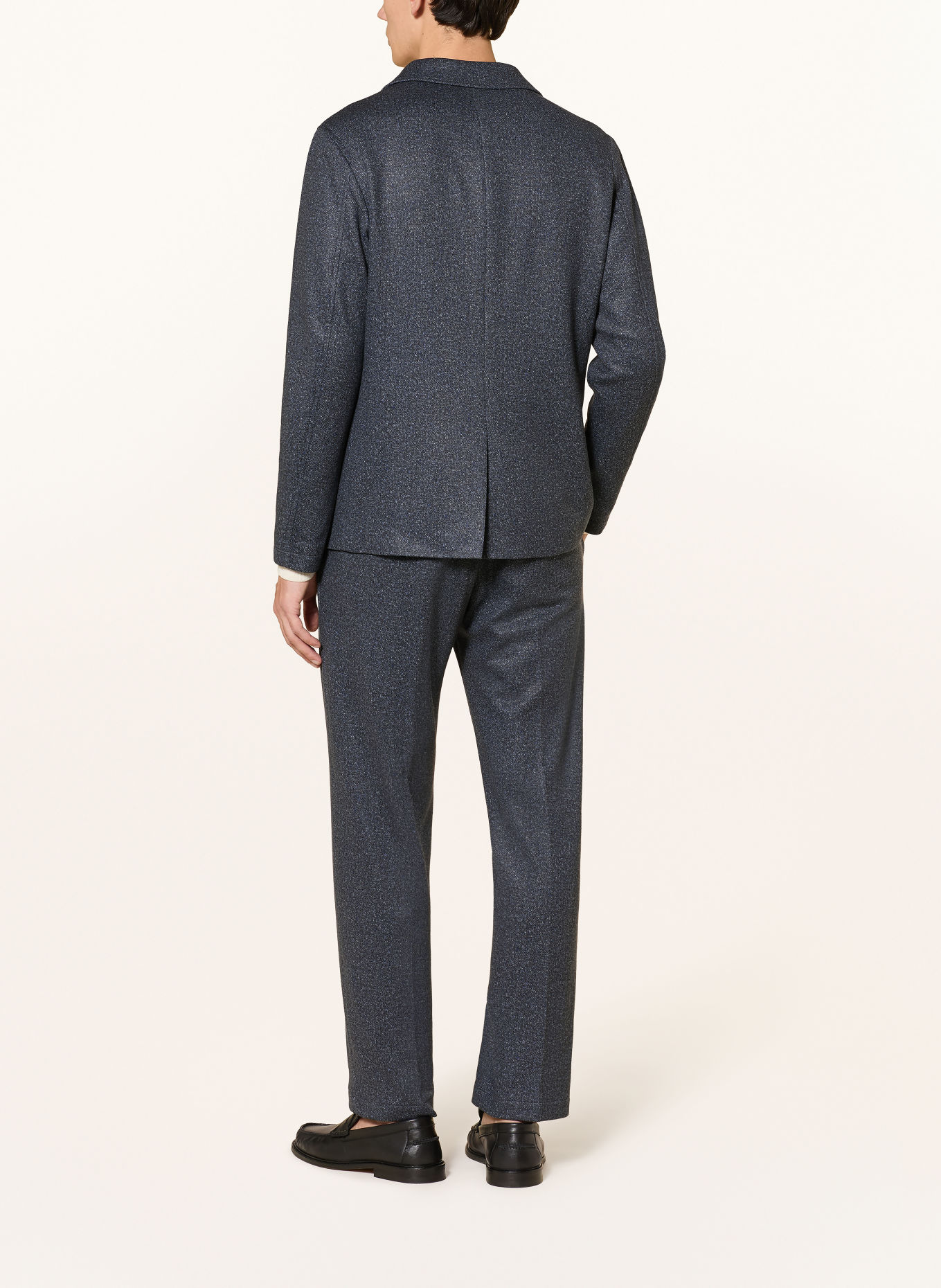 CINQUE CILETO Relaxed Fit Jersey Suit Trousers: 69 DUNKELBLAU