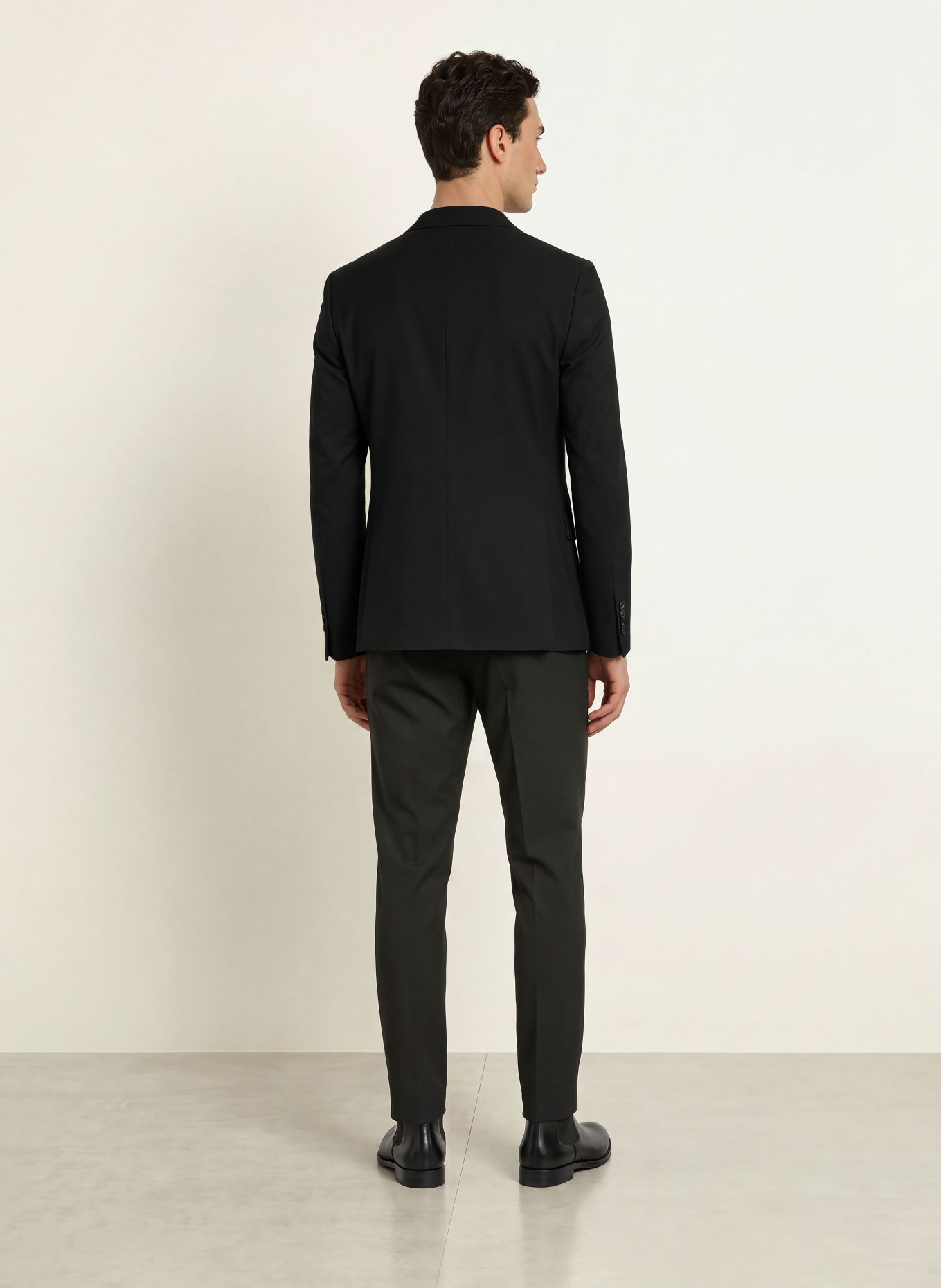 CINQUE Kostymkavaj CIDOUBLE Slim Fit: 99 SCHWARZ