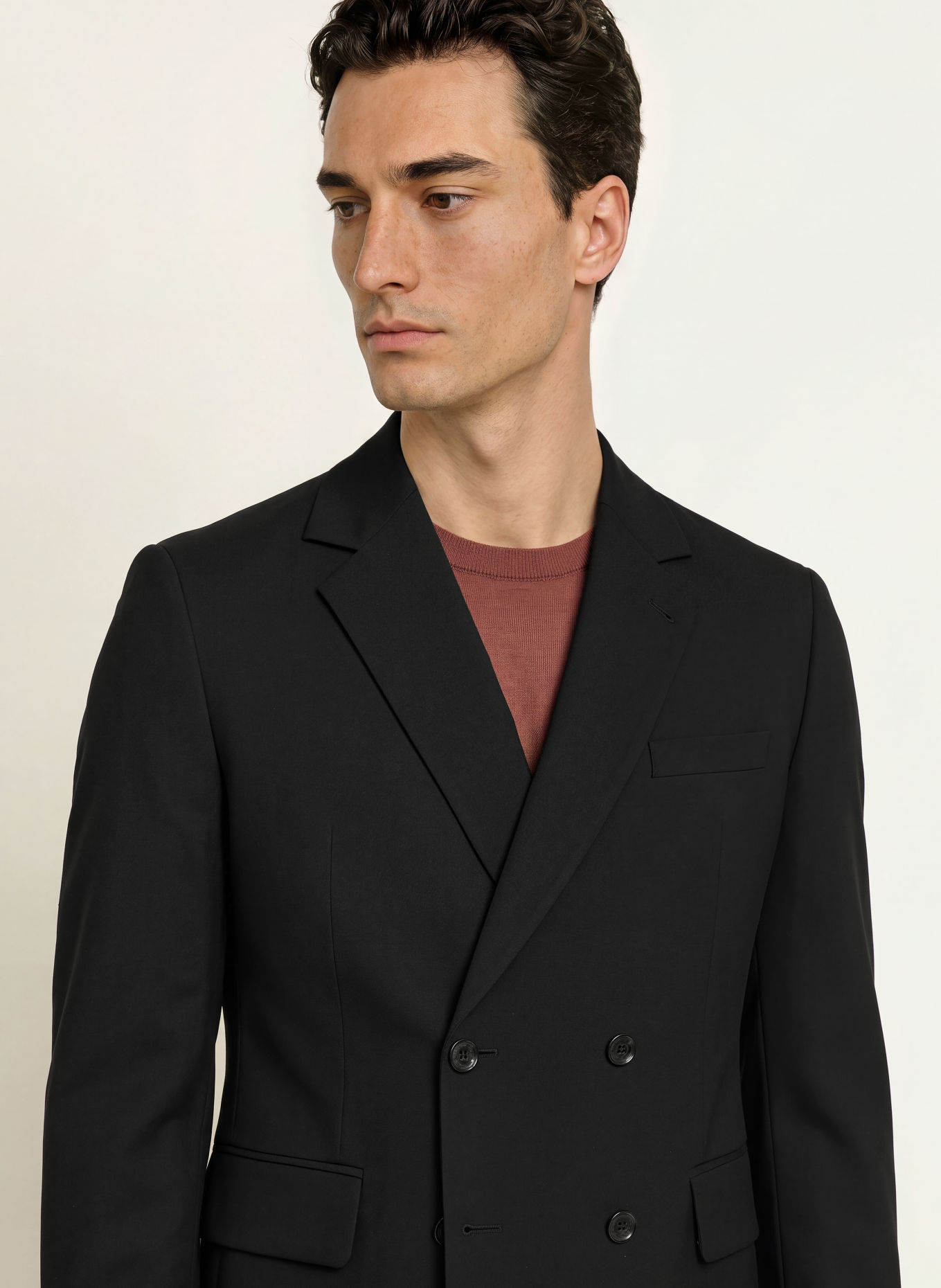 CINQUE Kostymkavaj CIDOUBLE Slim Fit: 99 SCHWARZ