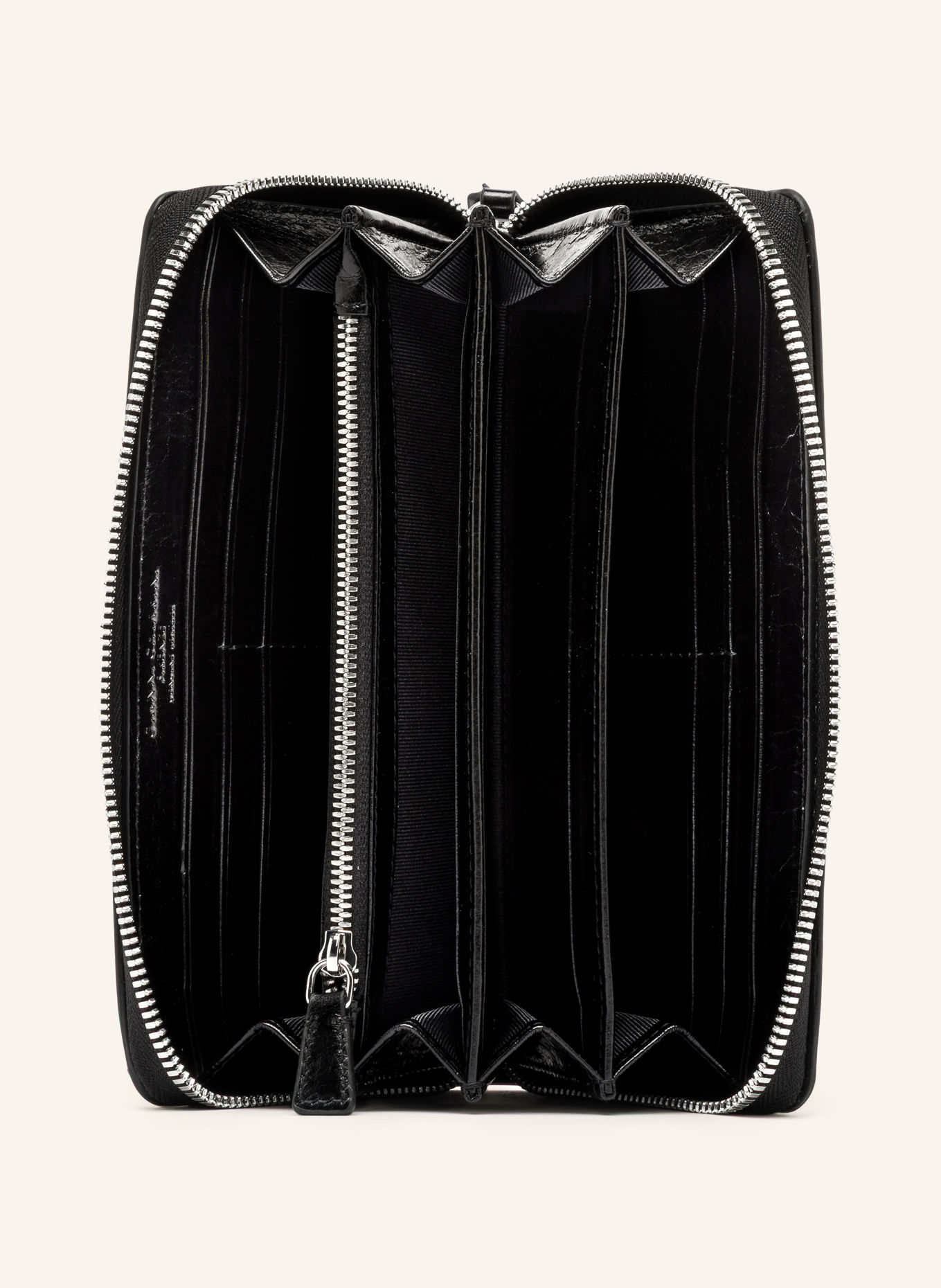 GIANNI CHIARINI Portemonnee HORSY: ZWART / WIT