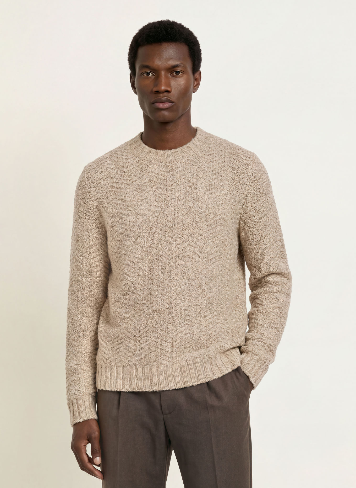 CINQUE Pullover CIZUC: HELLBRAUN