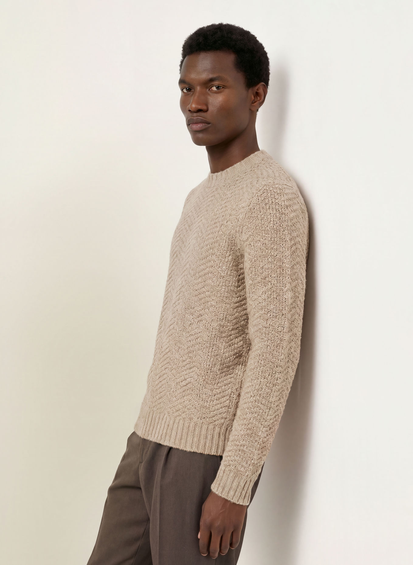 CINQUE Pullover CIZUC: HELLBRAUN