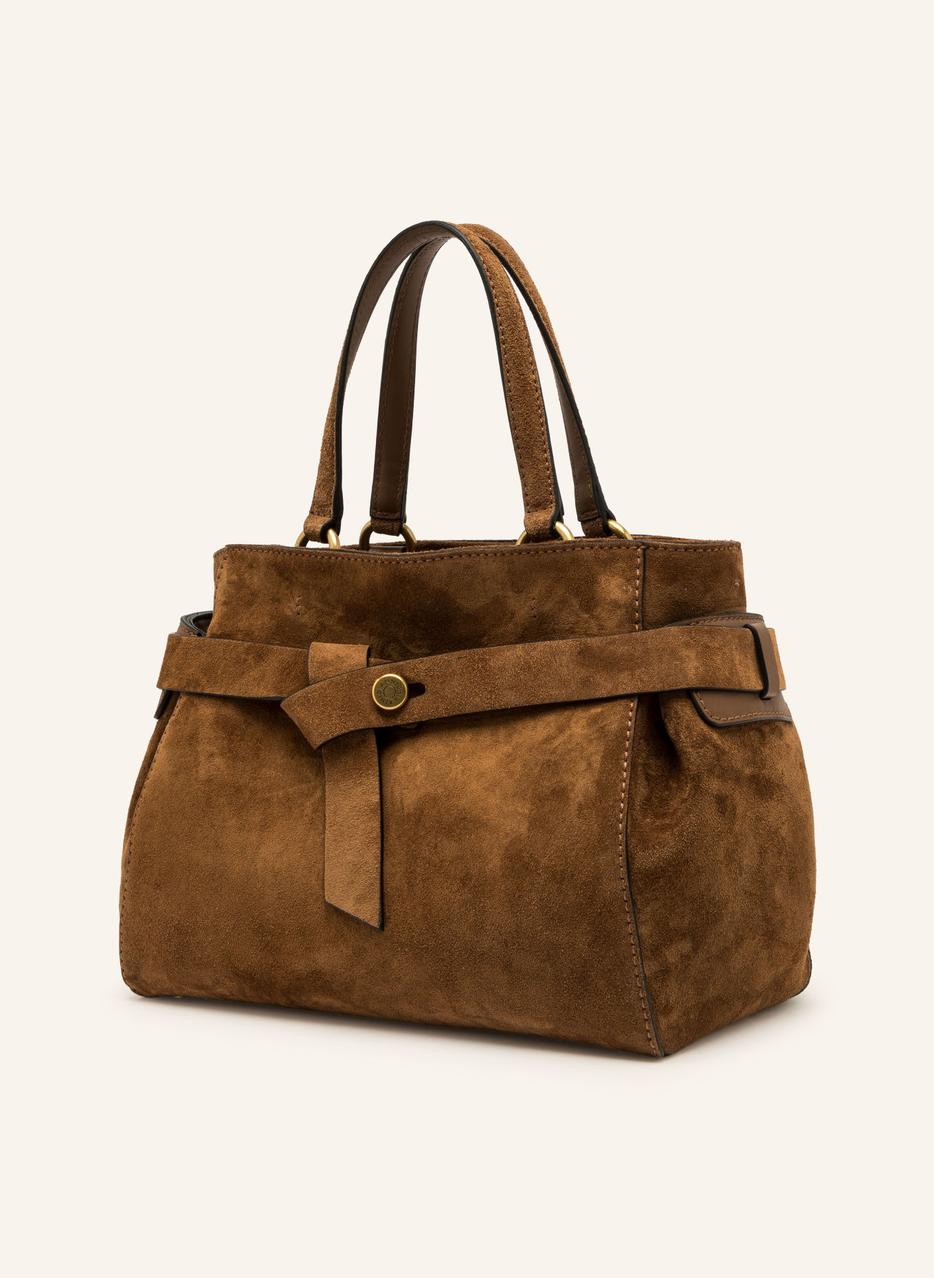 GIANNI CHIARINI Shopper MIRANDA MEDIUM: COGNAC / GOLD
