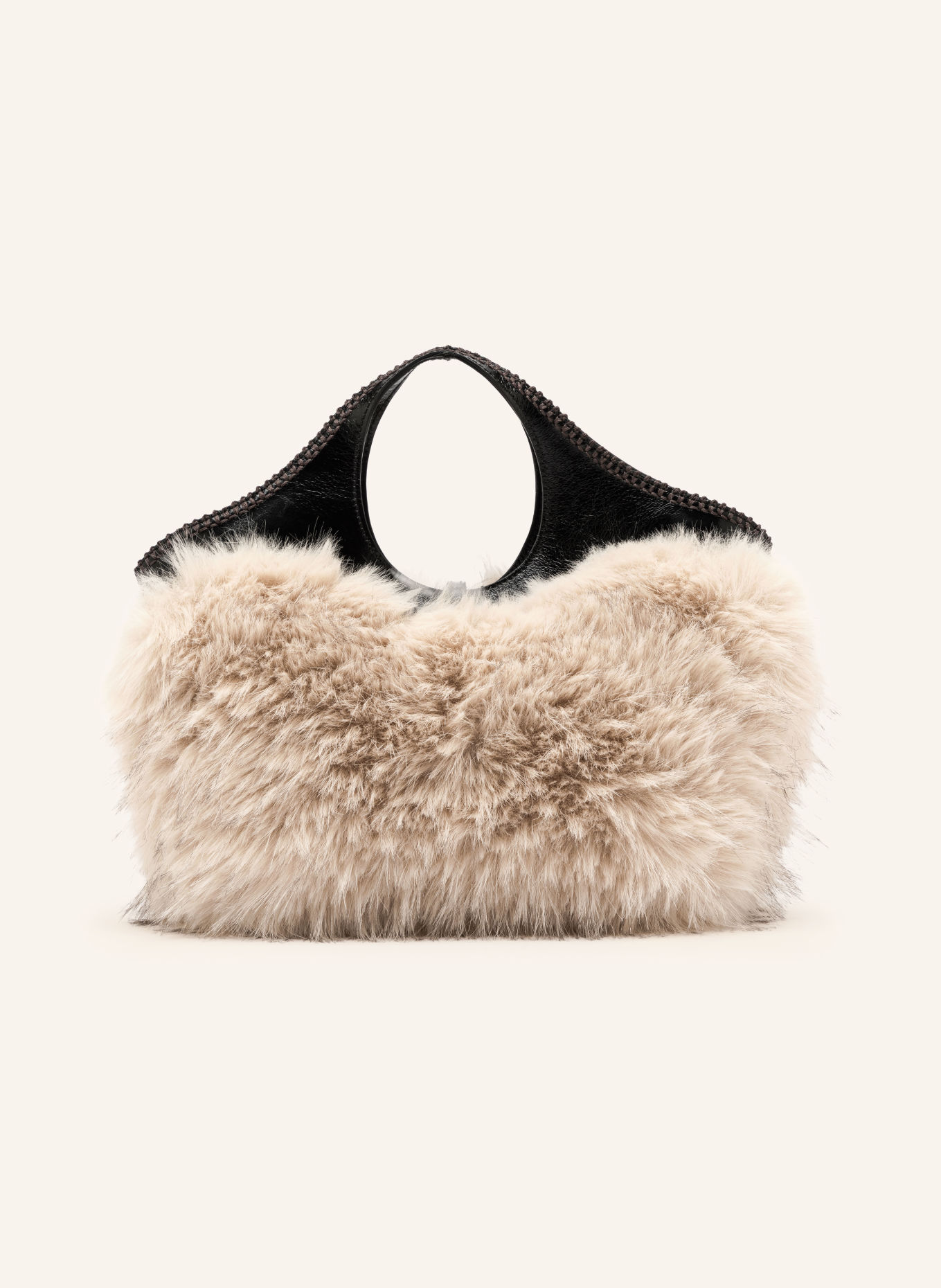 GIANNI CHIARINI Handtasche INFINITY: BEIGE / SCHWARZ