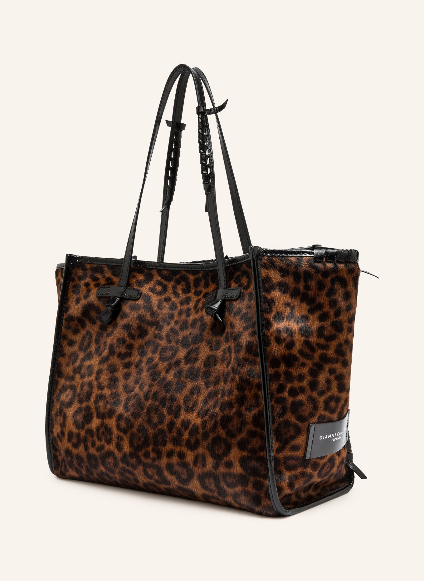 GIANNI CHIARINI Shoppers MARCELLA: BRUIN / ZWART
