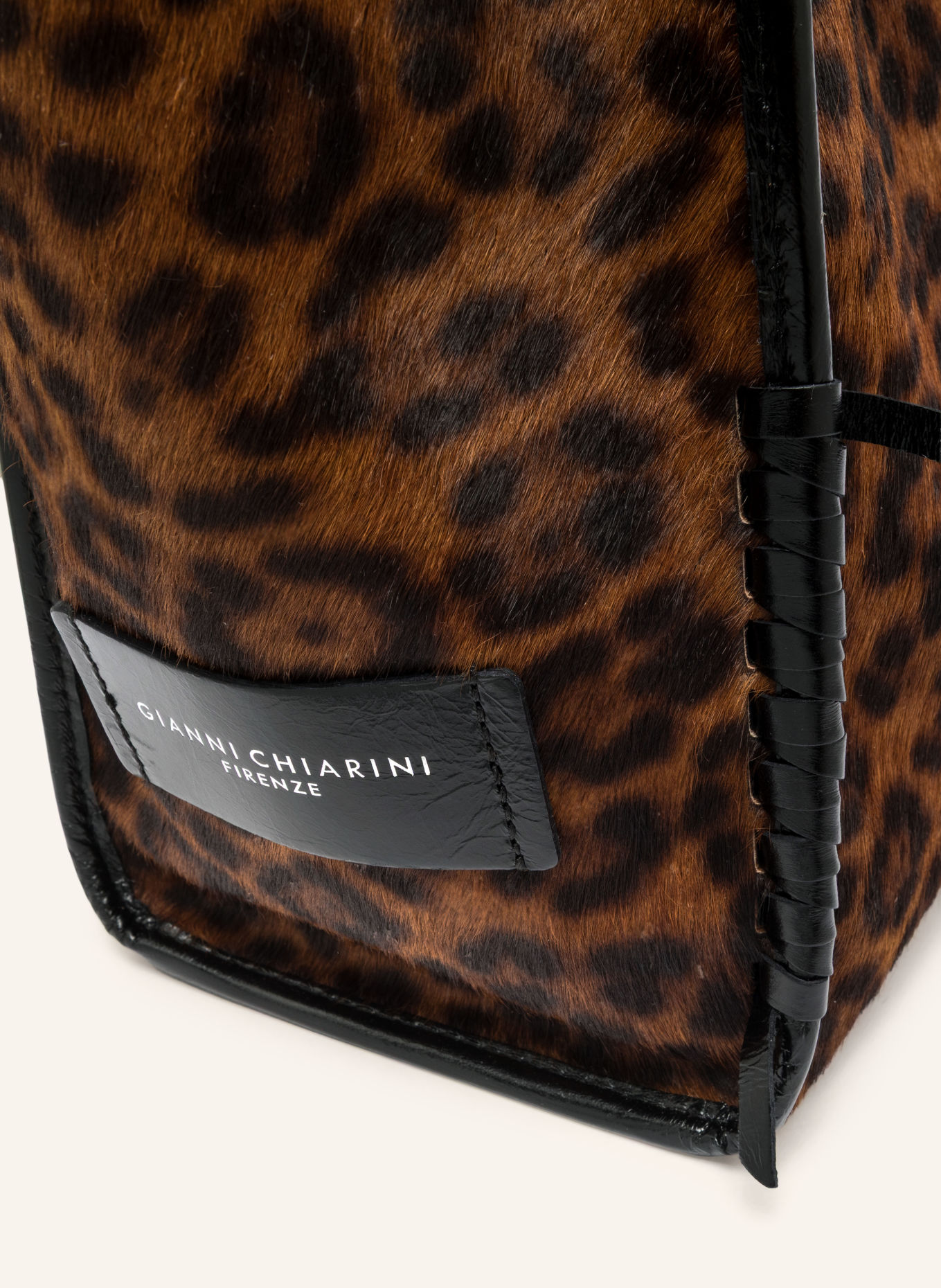 GIANNI CHIARINI Shoppers MARCELLA: BRUIN / ZWART