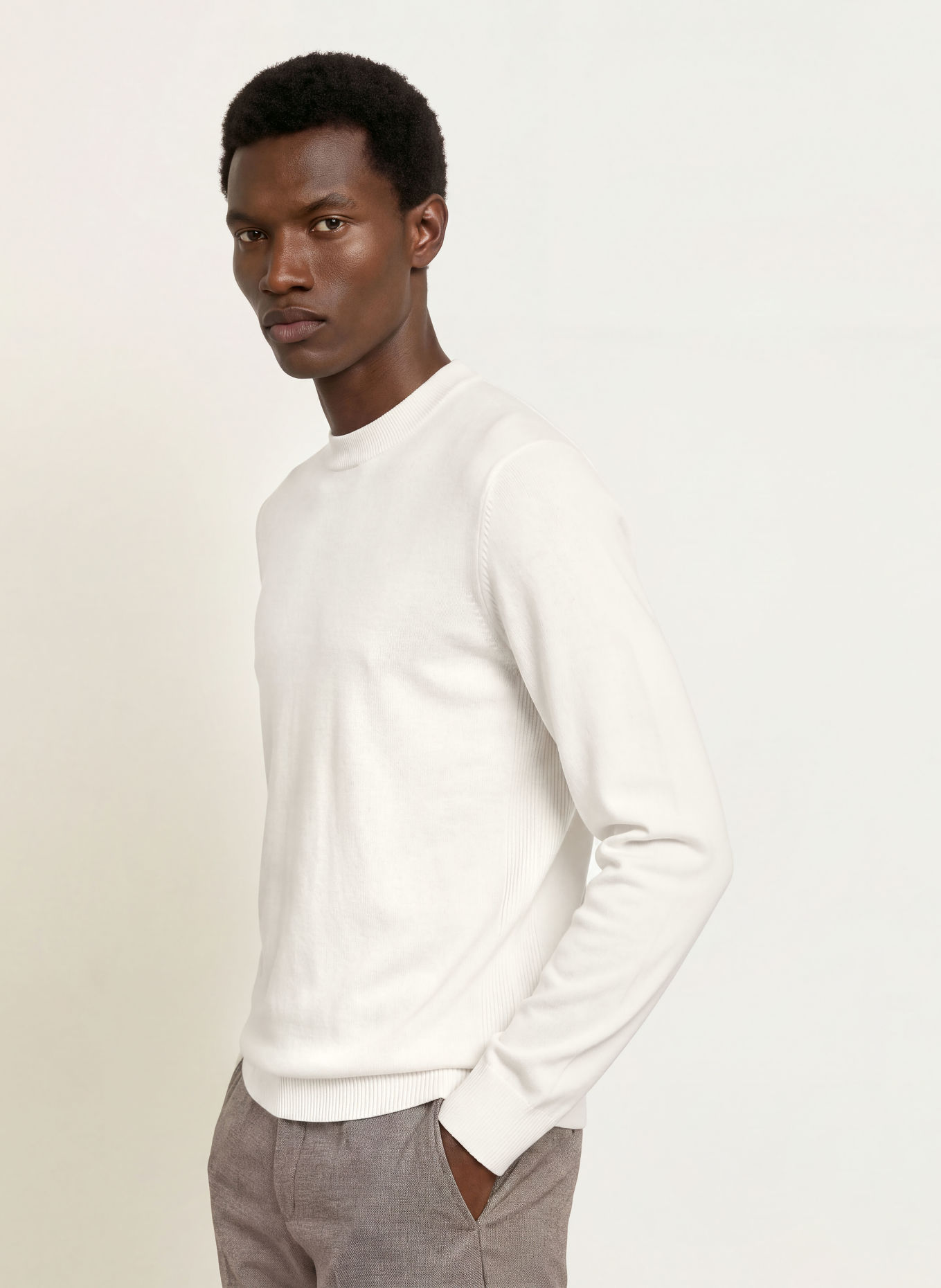 CINQUE CIGIAN Sweater: WHITE