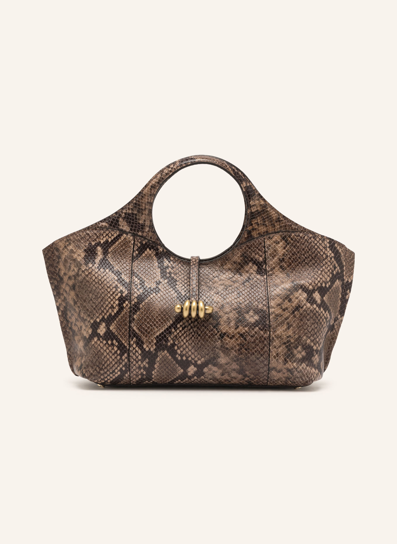 GIANNI CHIARINI Handtasche INFINITY: BRAUN / SCHWARZ