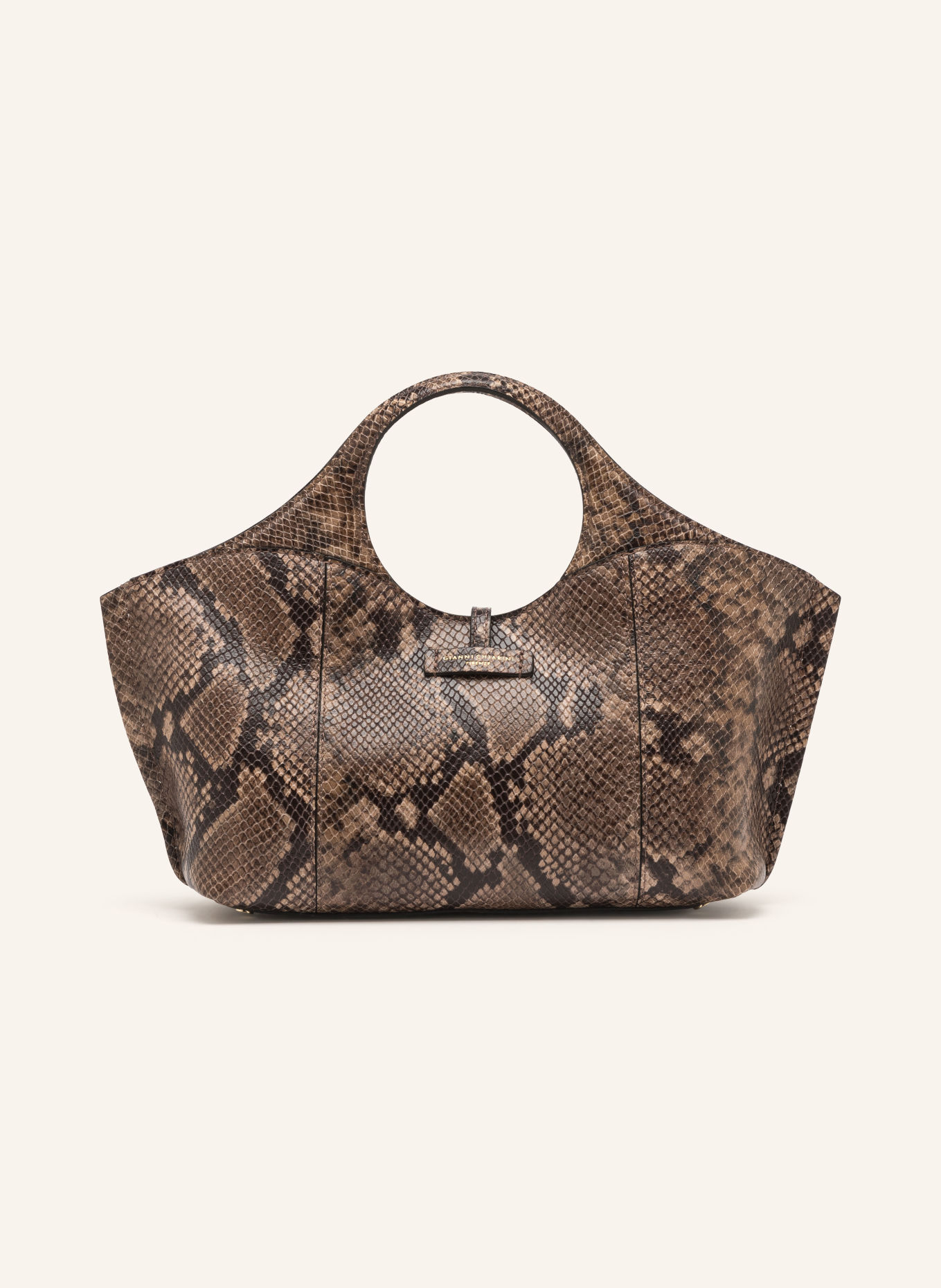 GIANNI CHIARINI Handtasche INFINITY: BRAUN / SCHWARZ