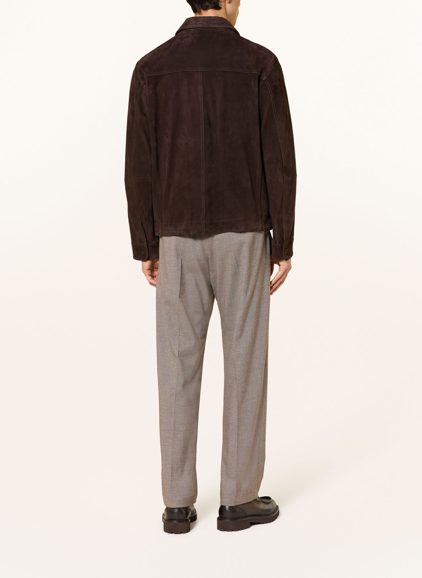 CINQUE CILUIGI Regular Fit Trousers: TAUPE