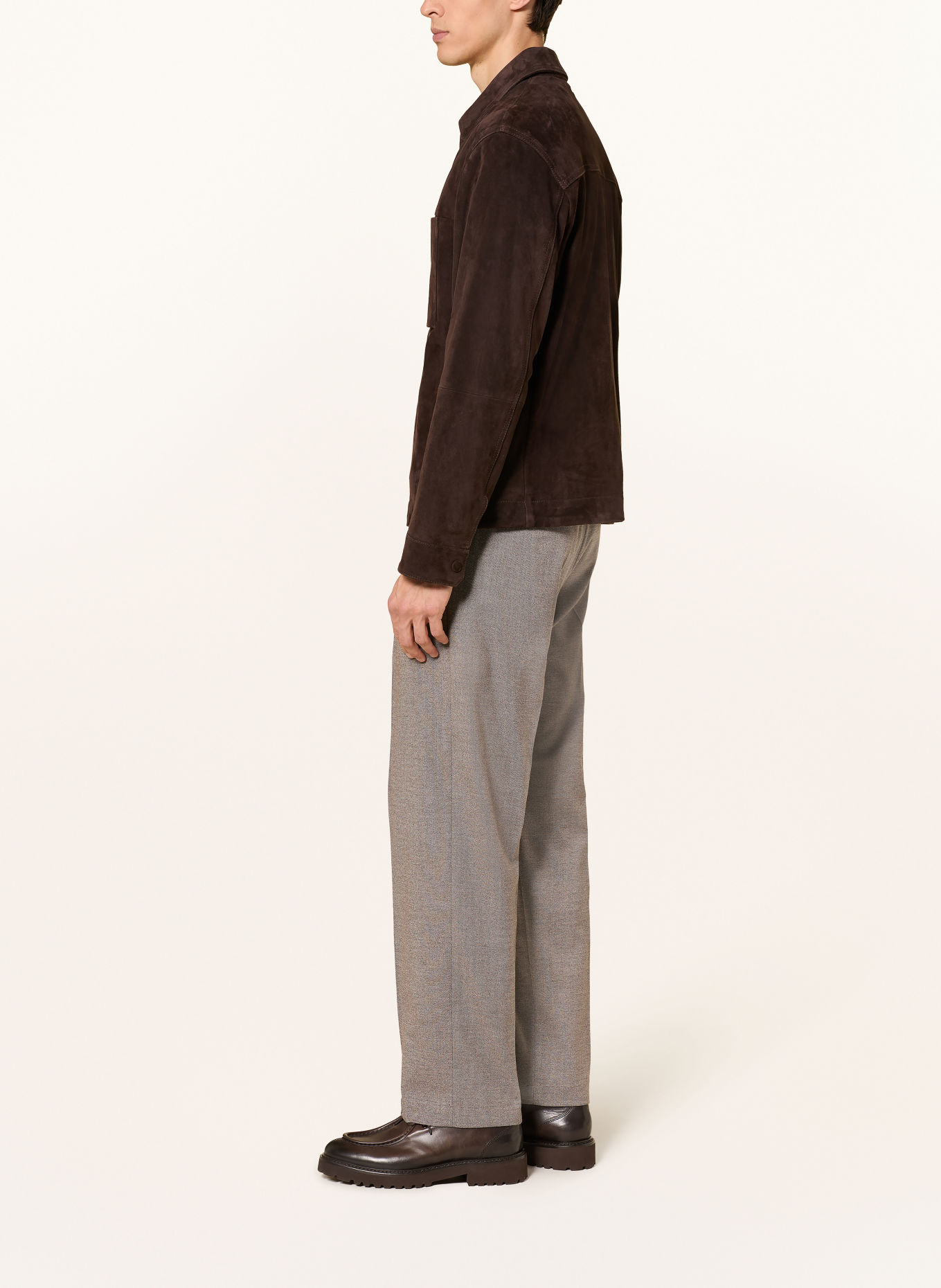 CINQUE CILUIGI Regular Fit Trousers: TAUPE