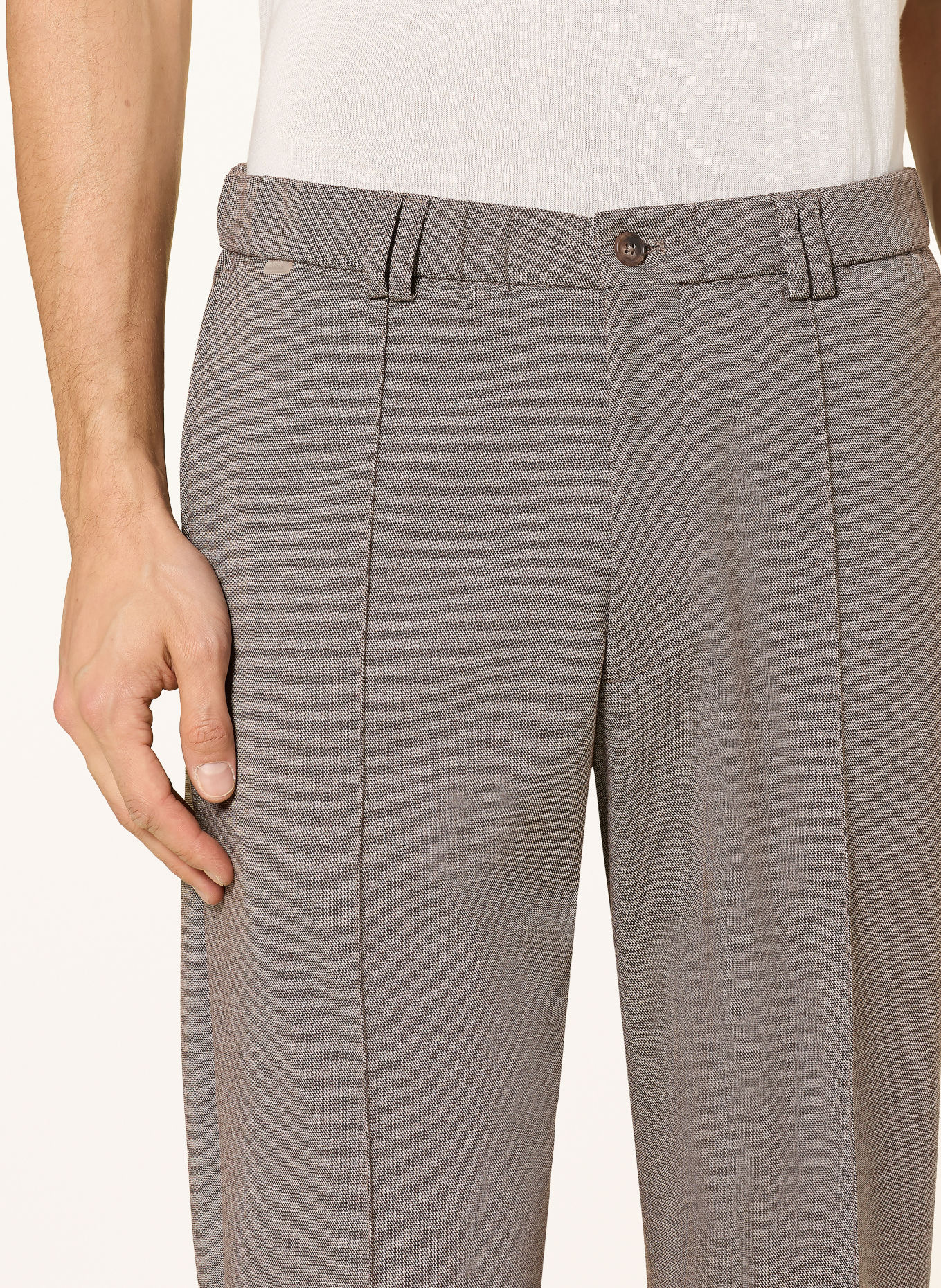 CINQUE CILUIGI Regular Fit Trousers: TAUPE