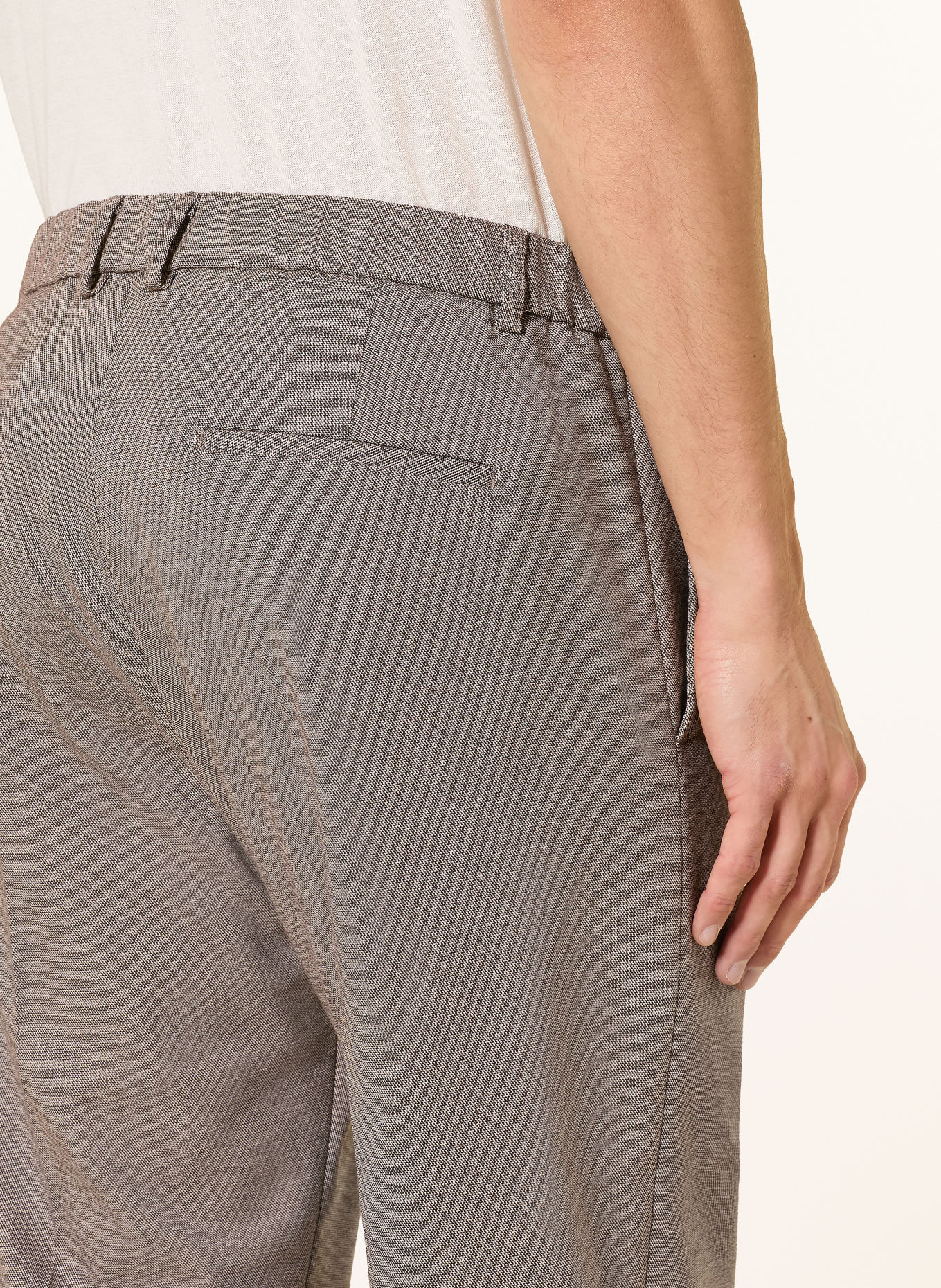 CINQUE CILUIGI Regular Fit Trousers: TAUPE