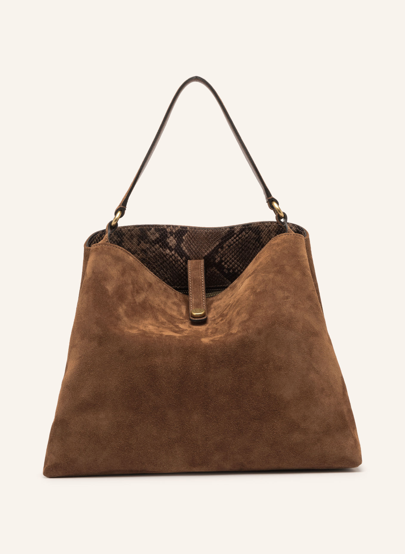 GIANNI CHIARINI FIONA MEDIUM Bucket bag: BROWN