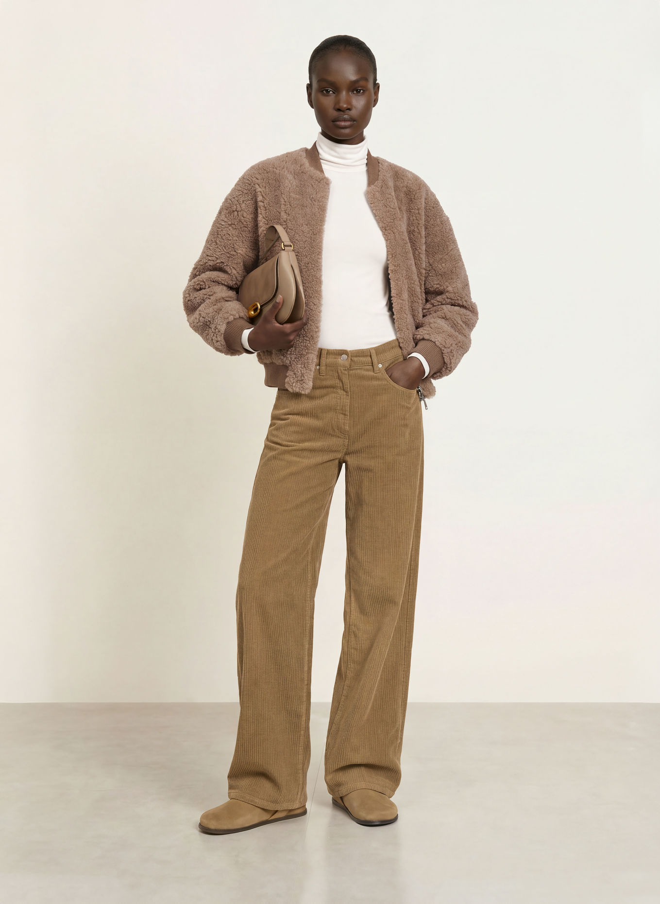 CAMBIO Corduroy pants: 770 turtle